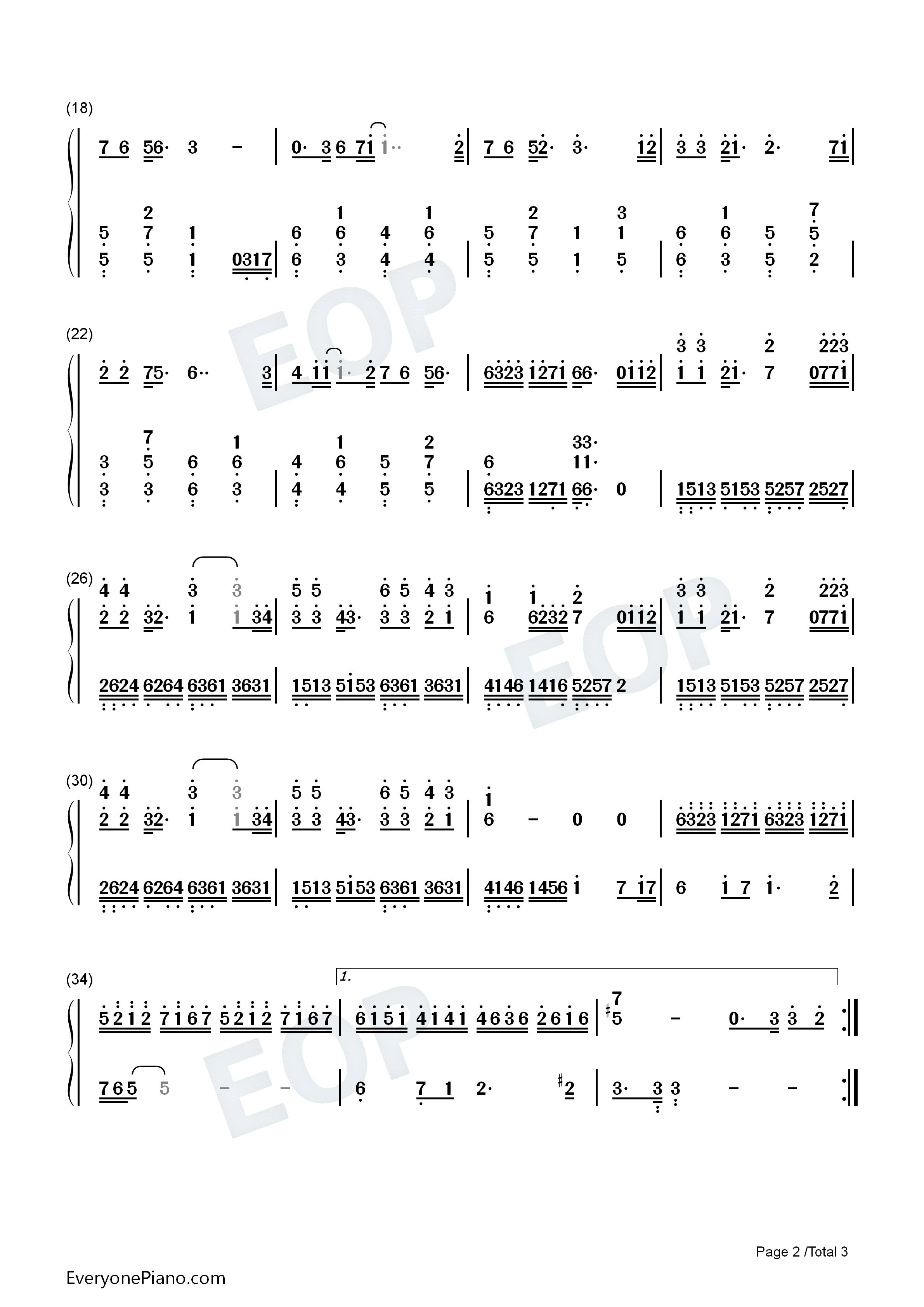 一千个伤心的理由钢琴简谱_张学友演唱
