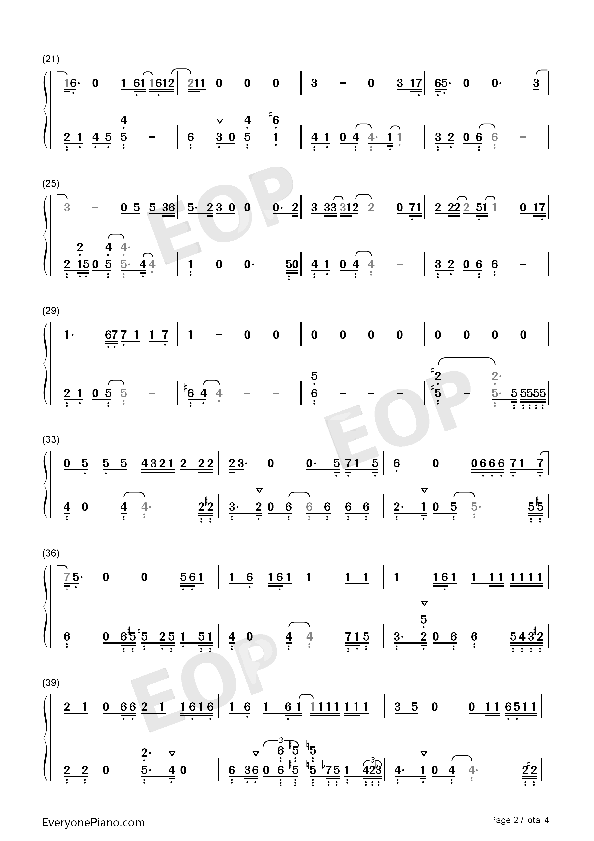 I'm_In_Love钢琴简谱_Ra.D演唱