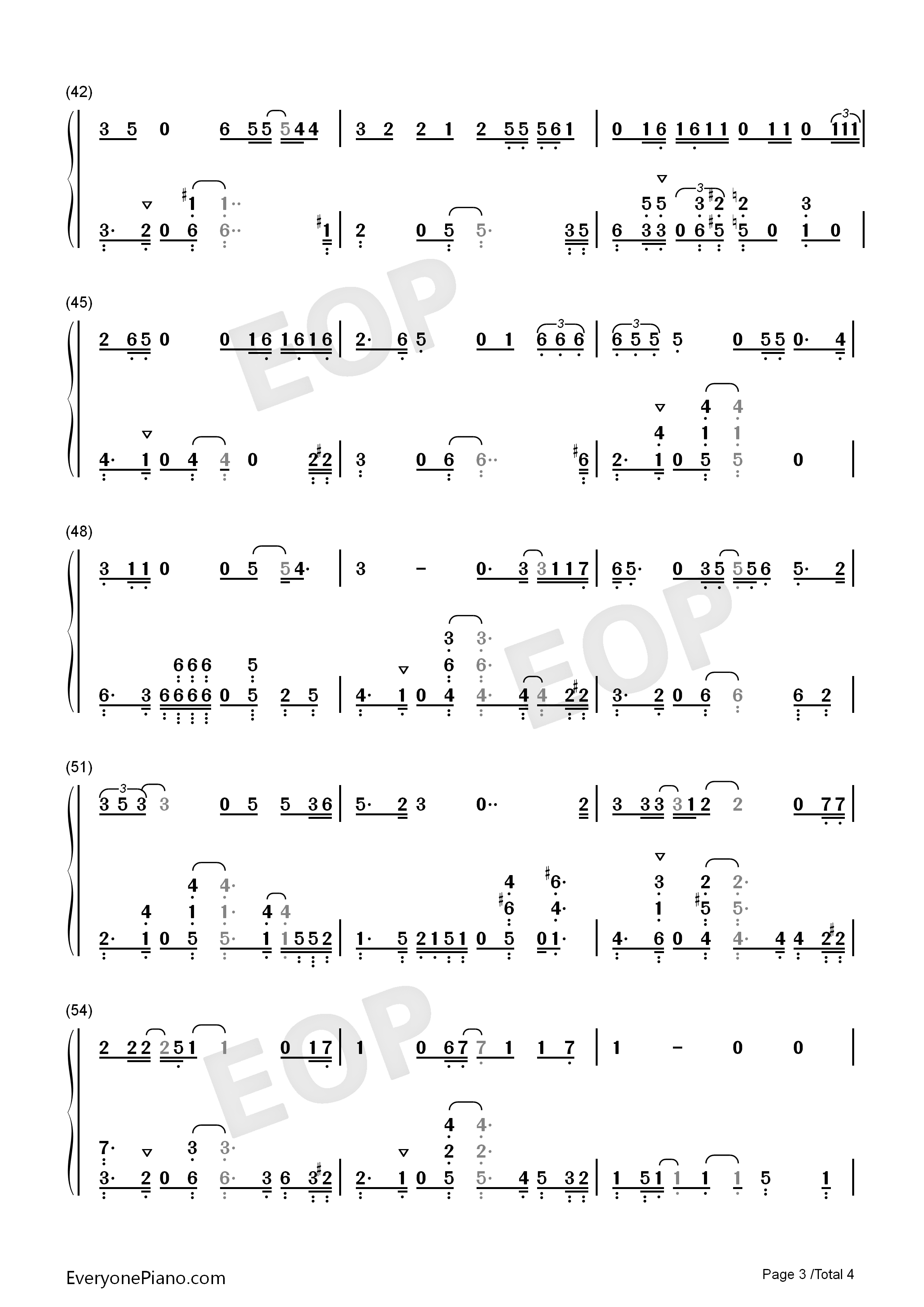 I'm_In_Love钢琴简谱_Ra.D演唱