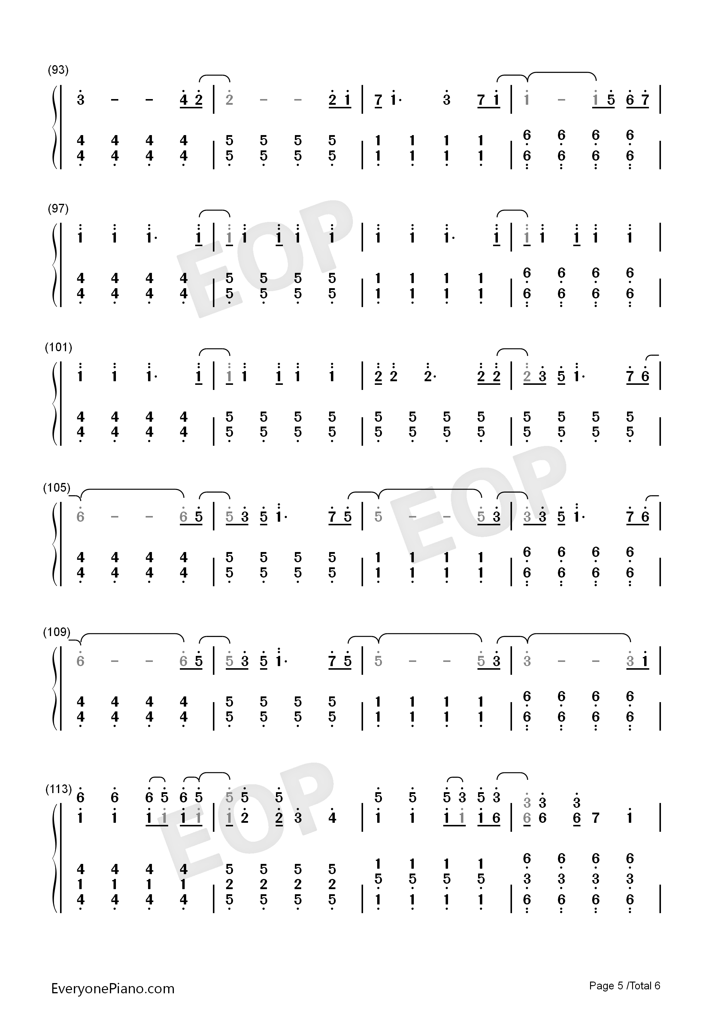 Viva_la_vida钢琴简谱_Coldplay演唱