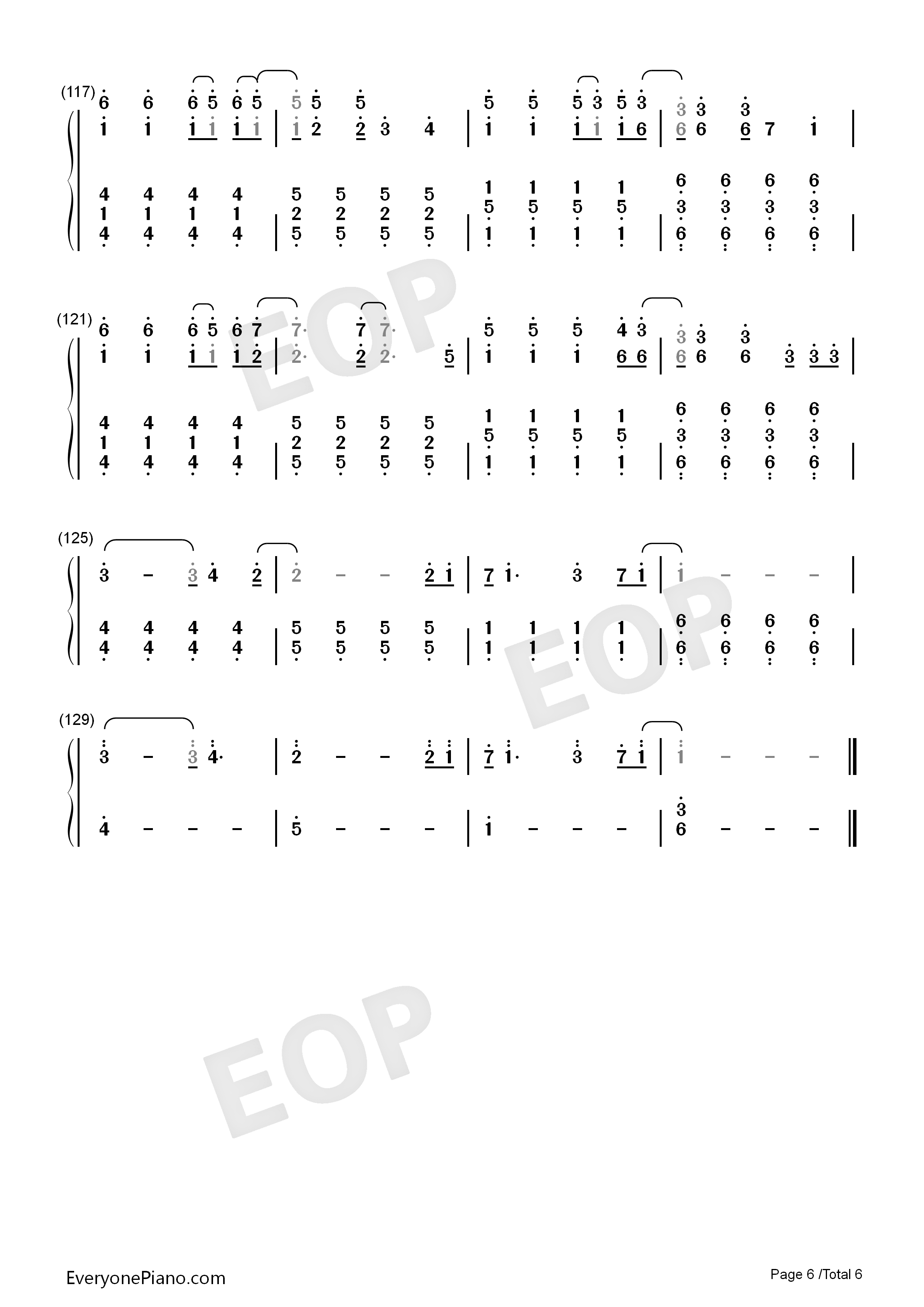 Viva_la_vida钢琴简谱_Coldplay演唱