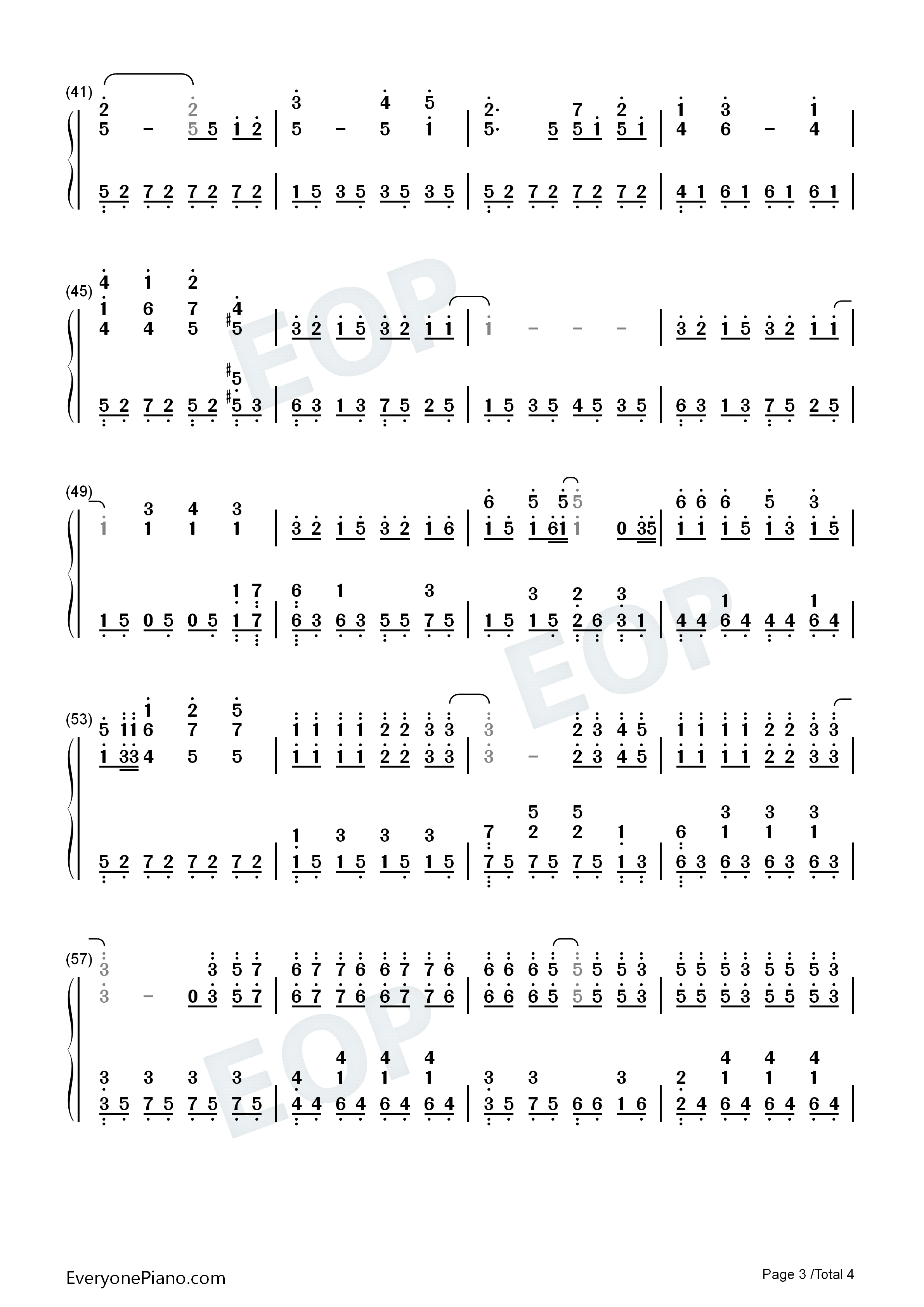 开不了口钢琴简谱_周杰伦演唱