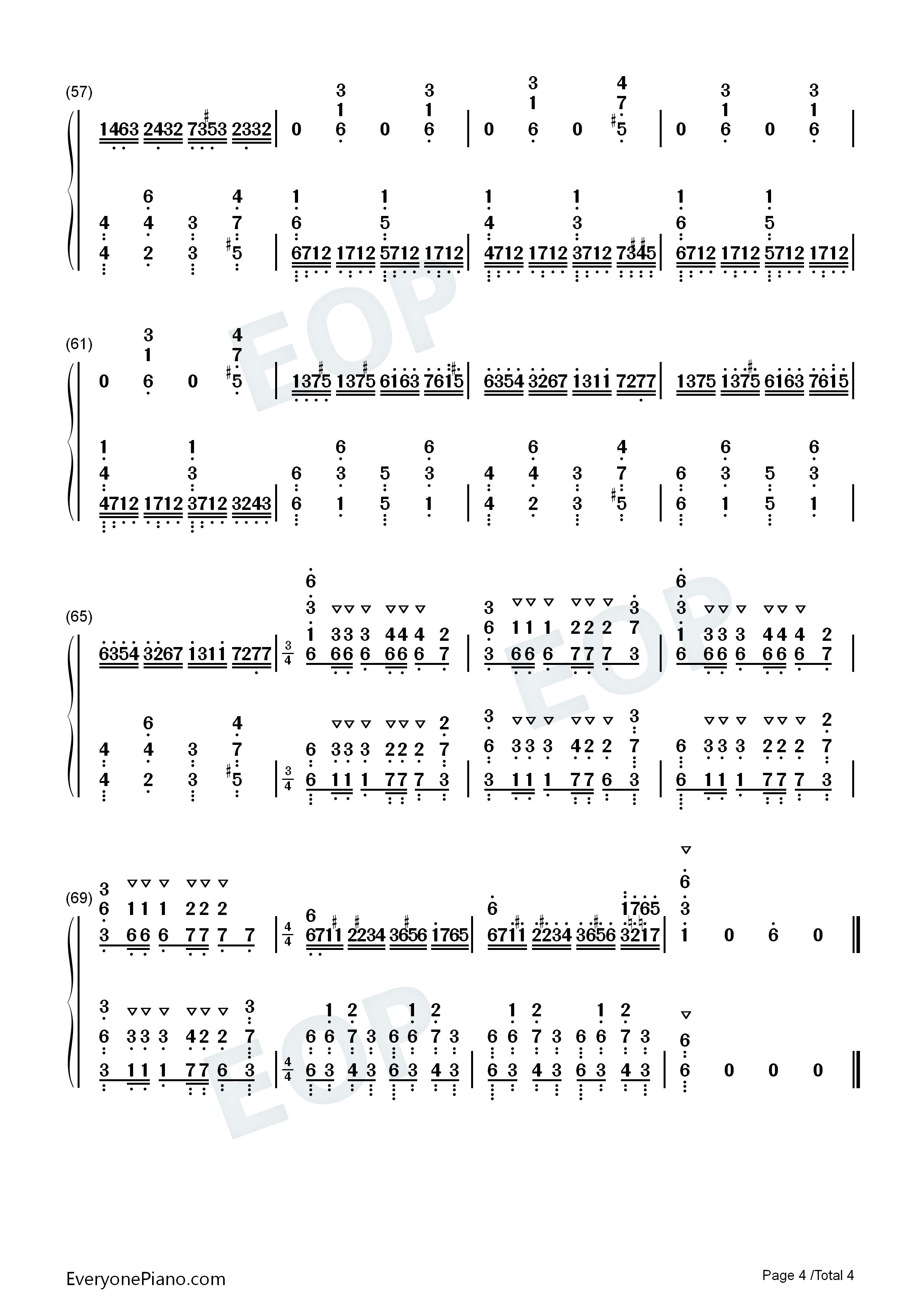 不能说的秘密快慢双版钢琴简谱_周杰伦演唱