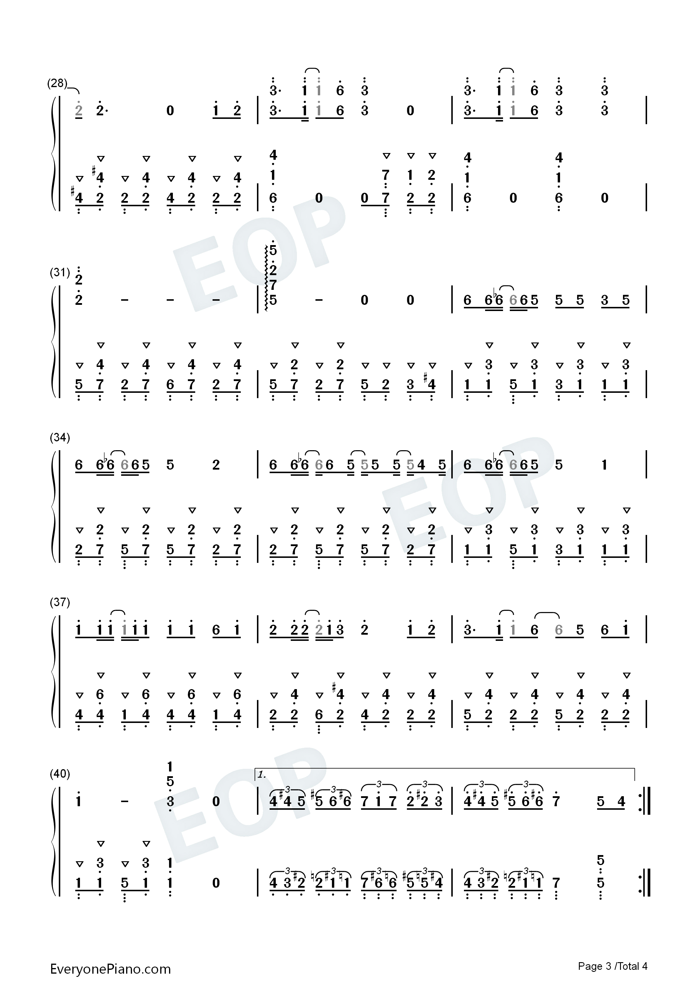 魔术先生钢琴简谱_周杰伦演唱