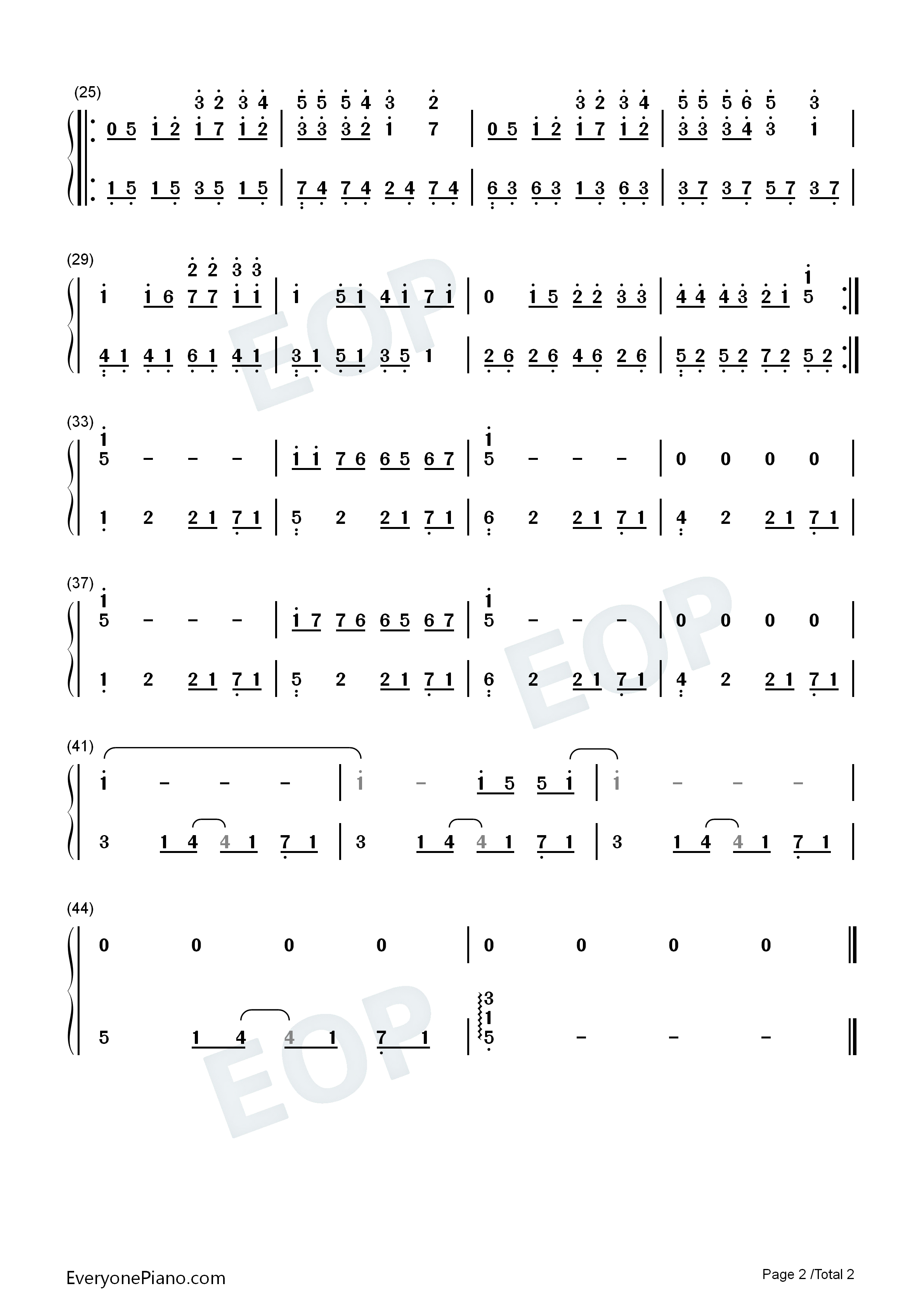 简单爱简单版钢琴简谱_周杰伦演唱