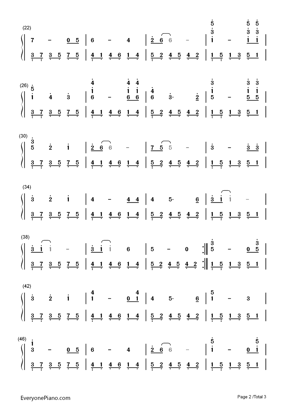 Try_to_Remember钢琴简谱_The_Brothers_Four演唱