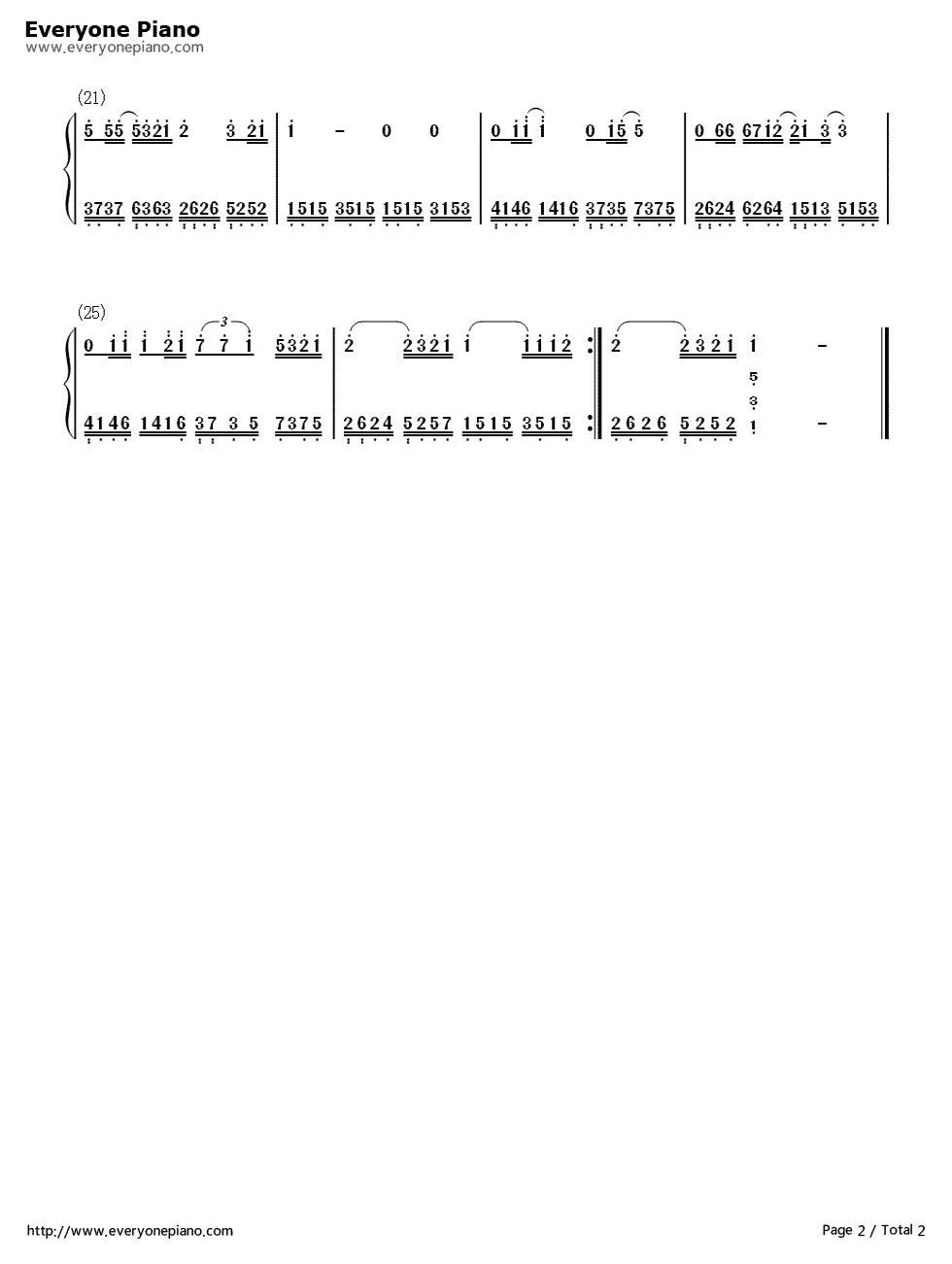 爱的代价简单版钢琴简谱_张艾嘉演唱