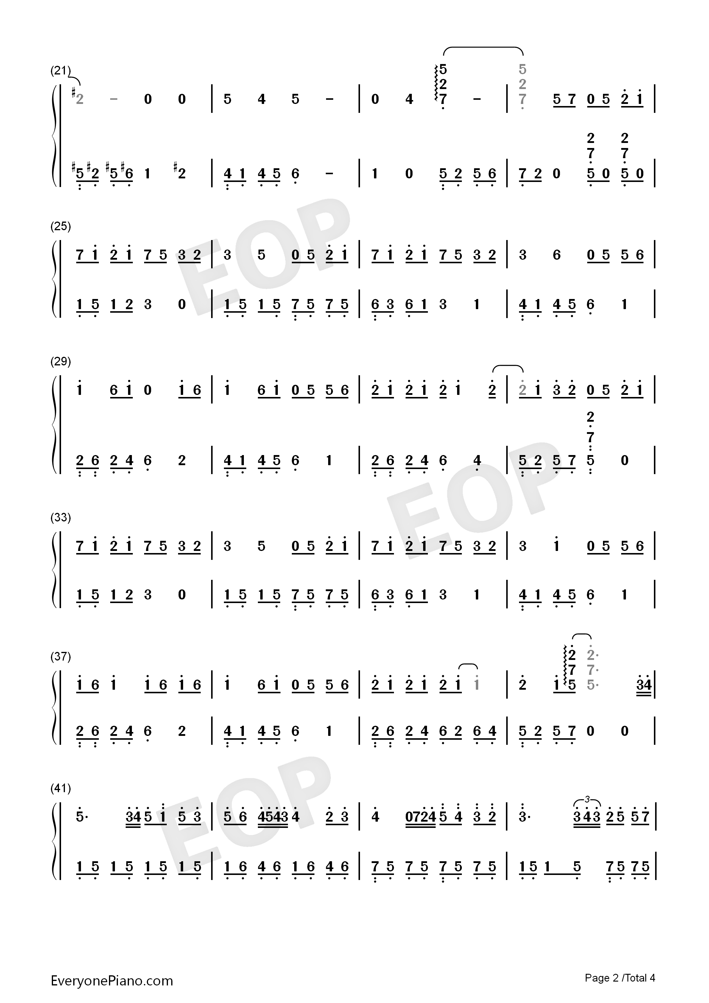 天黑黑钢琴简谱_孙燕姿演唱