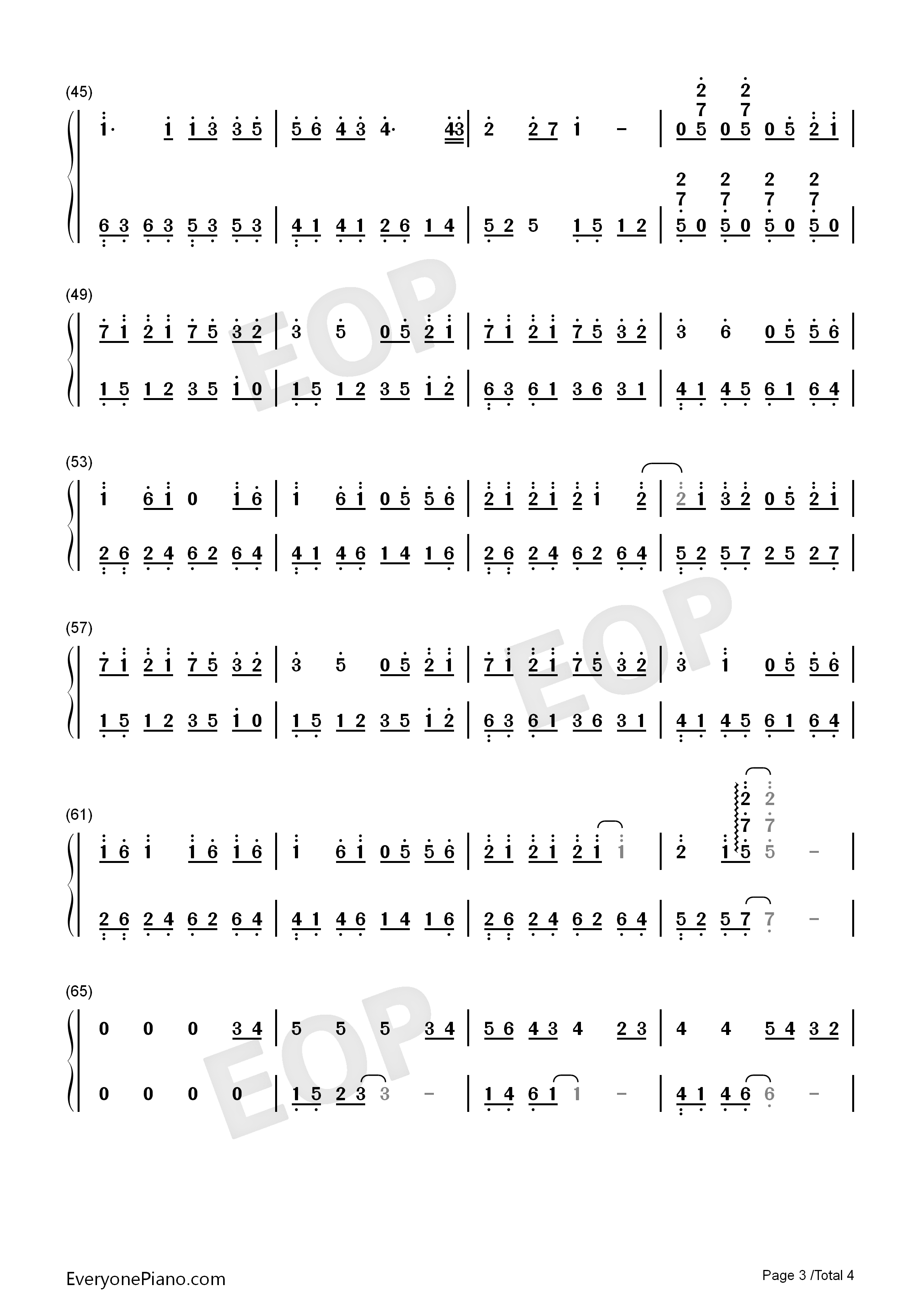 天黑黑钢琴简谱_孙燕姿演唱