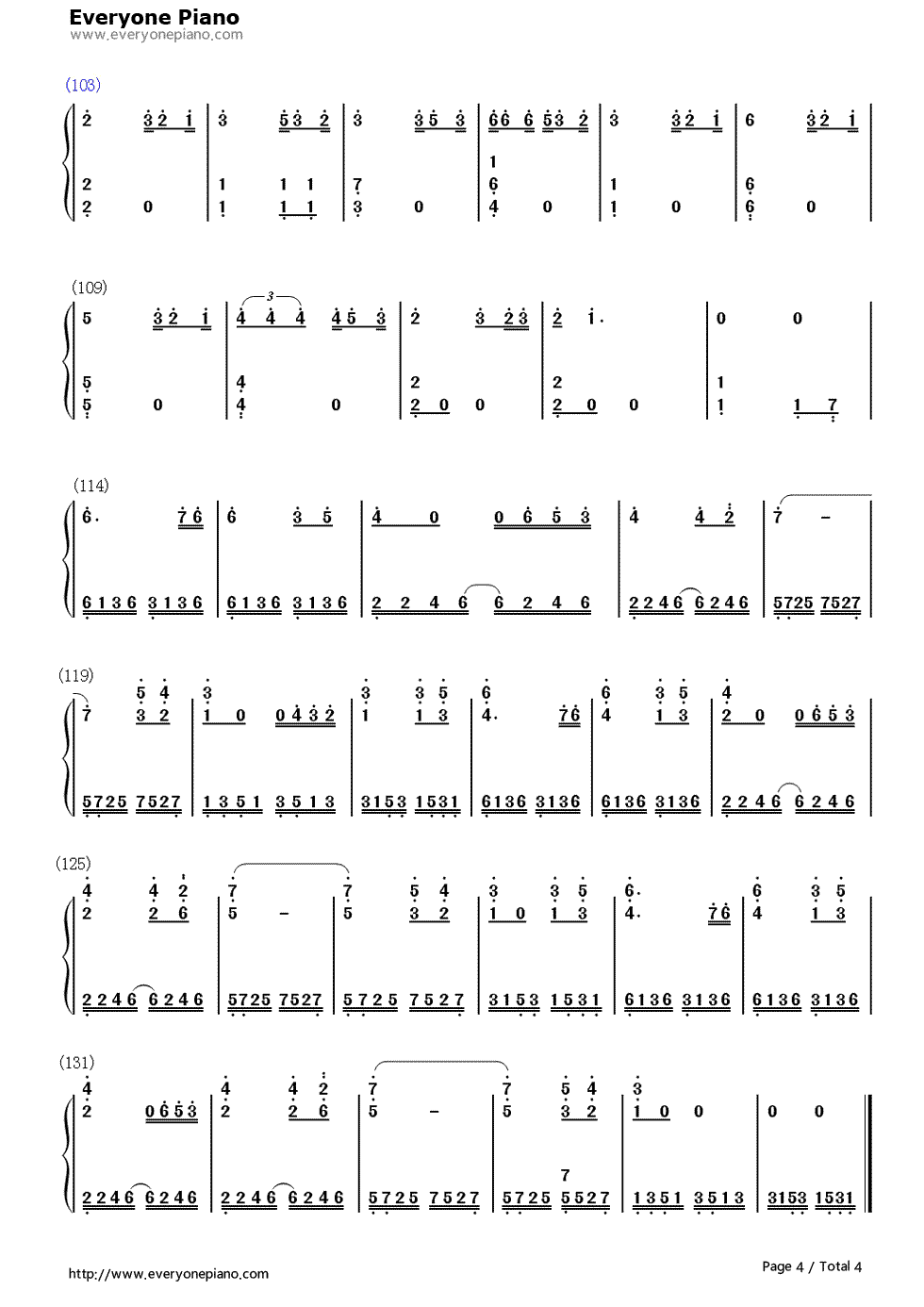 别说我的眼泪你无所谓钢琴简谱_东来东往演唱