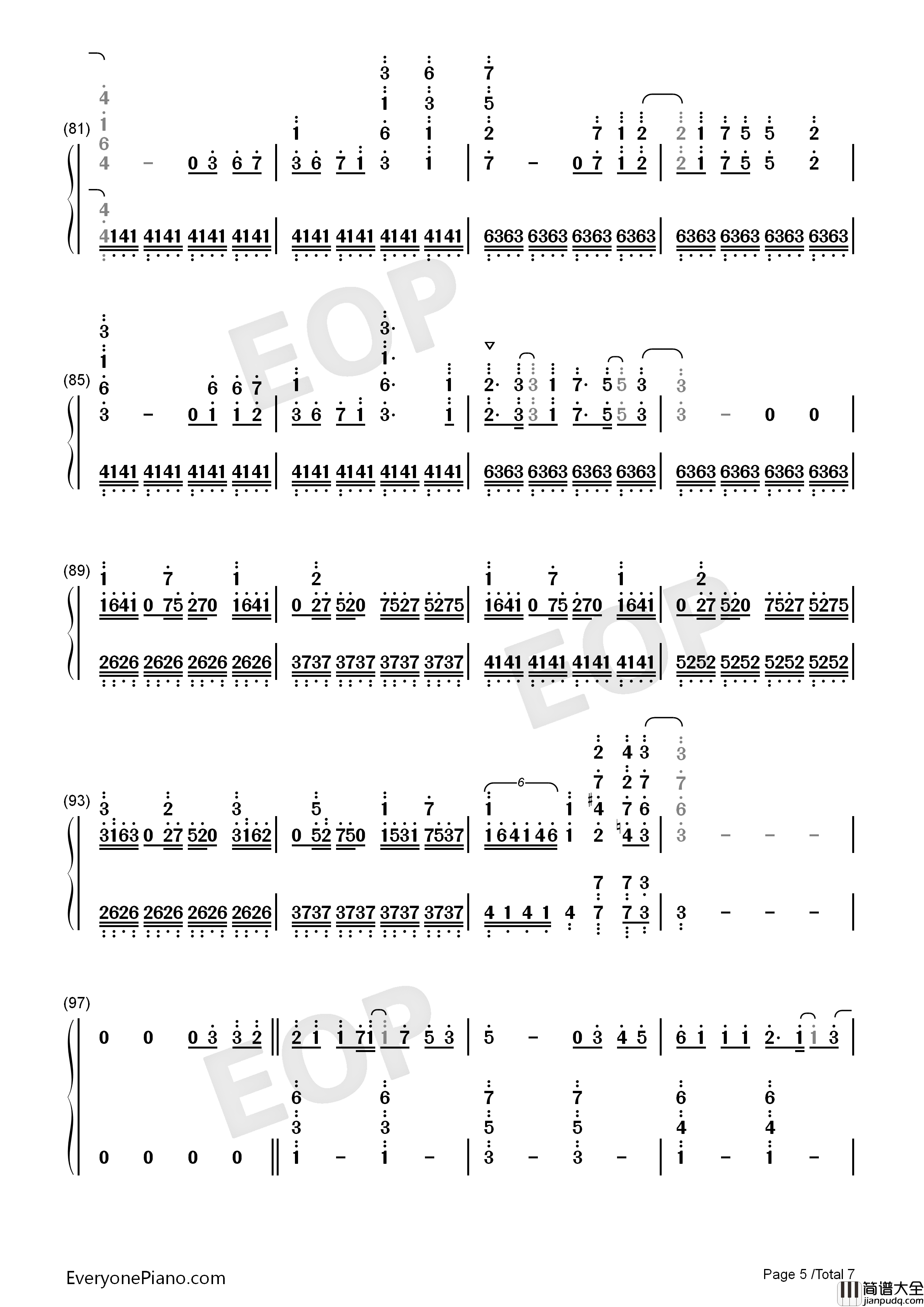 深爱钢琴简谱_水树奈奈演唱