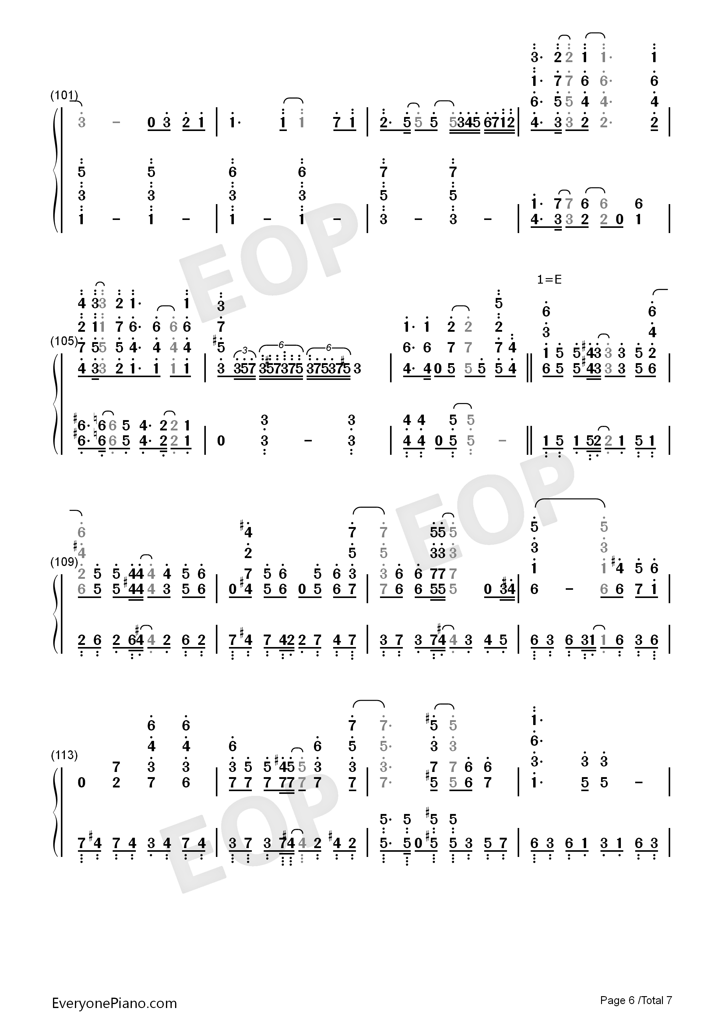 深爱钢琴简谱_水树奈奈演唱