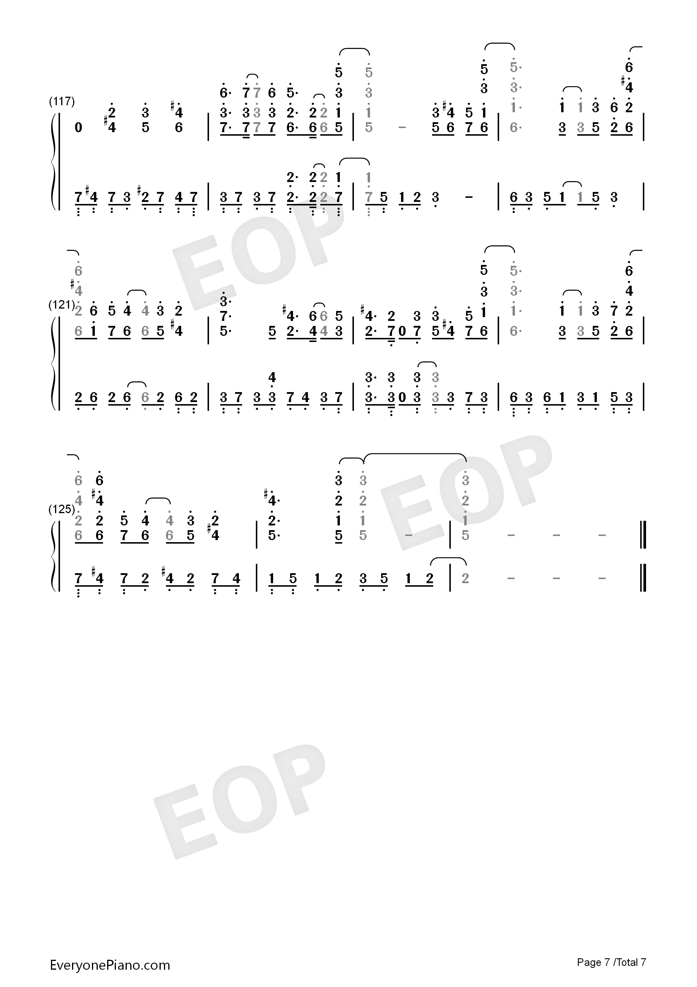 深爱钢琴简谱_水树奈奈演唱