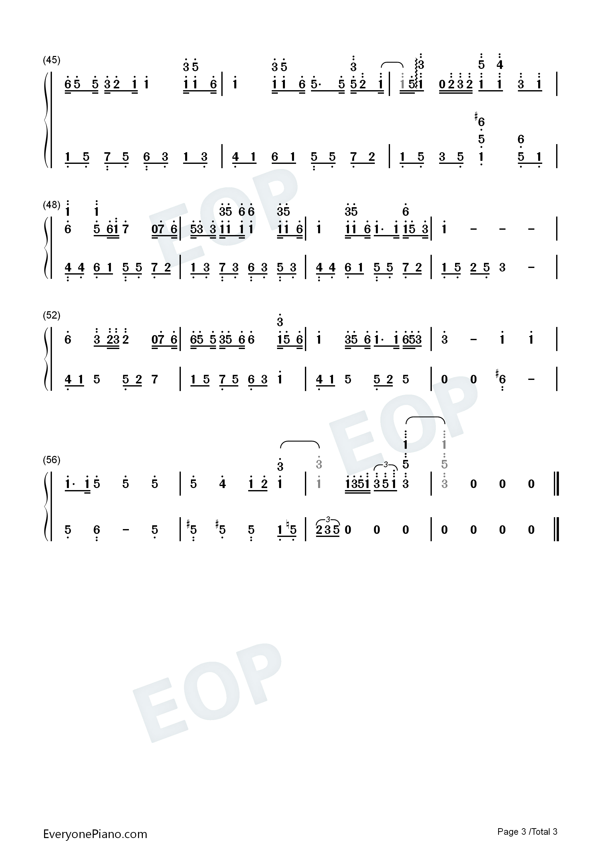 我的歌声里钢琴简谱_曲婉婷演唱