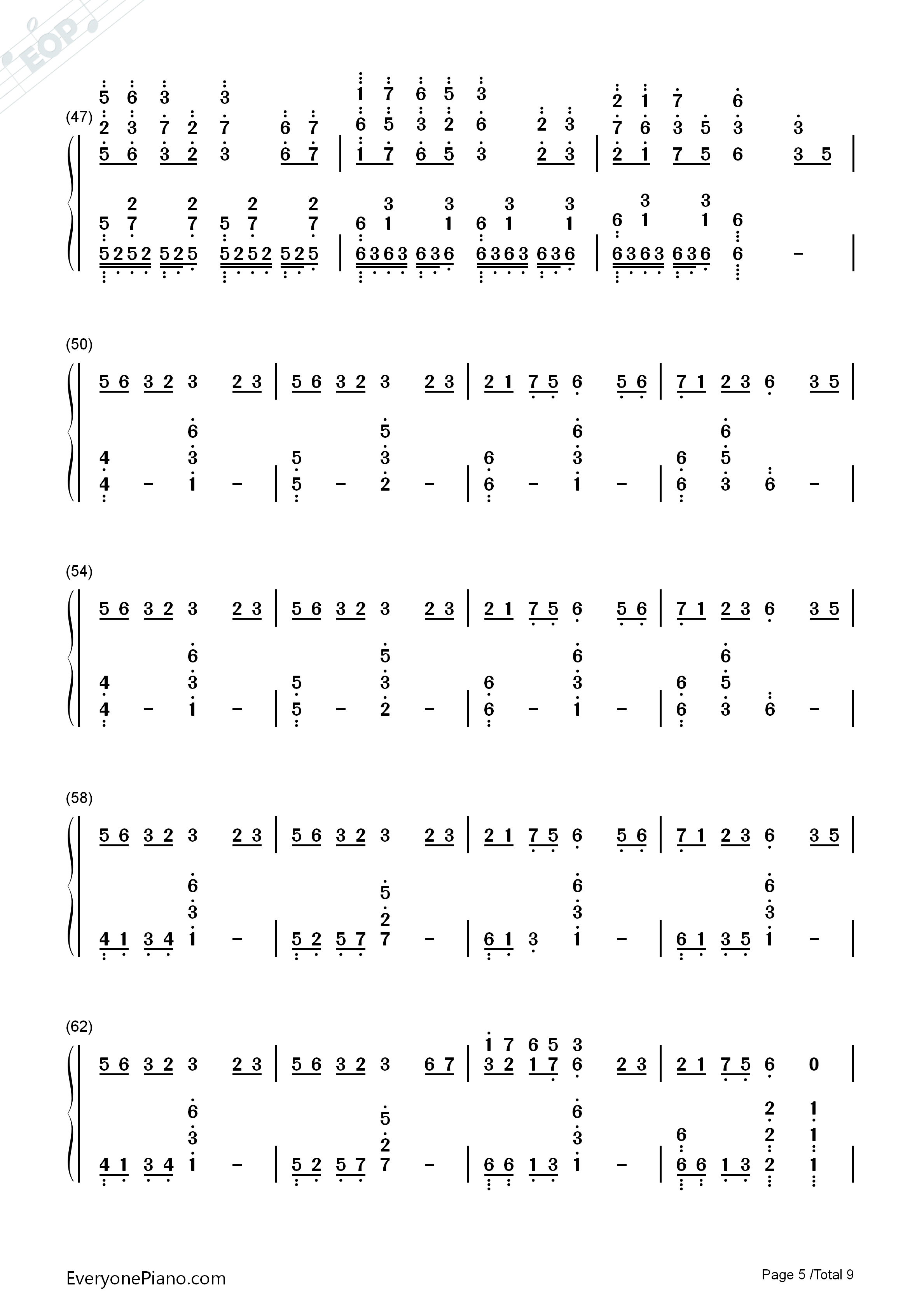 Bad_apple!!钢琴简谱_东方project演唱