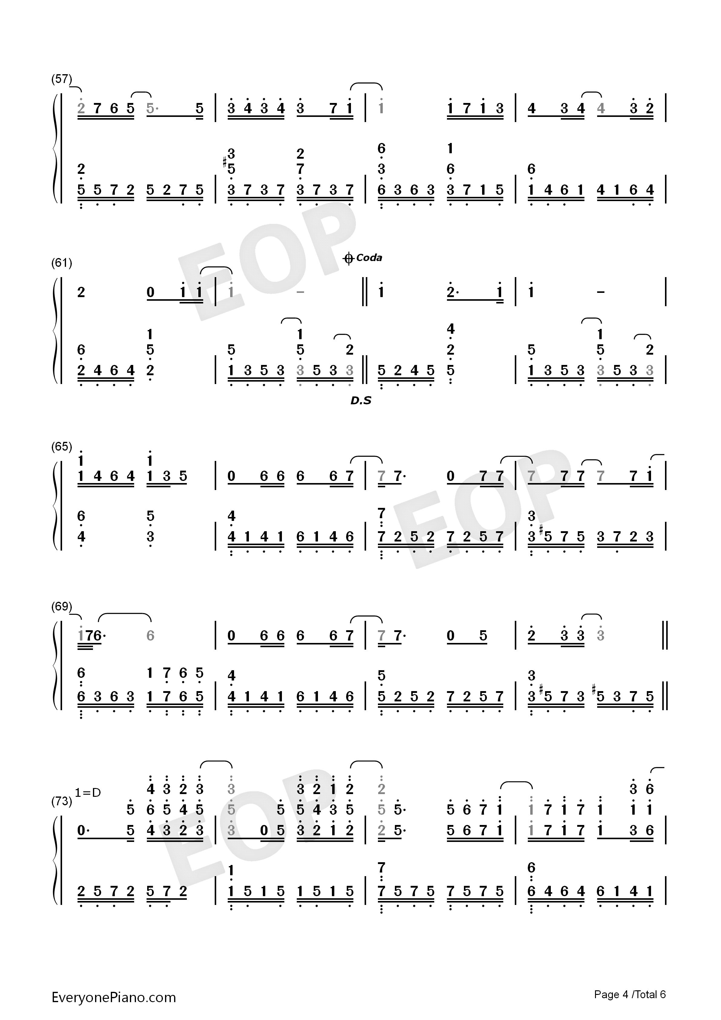 第一次钢琴简谱_光良演唱