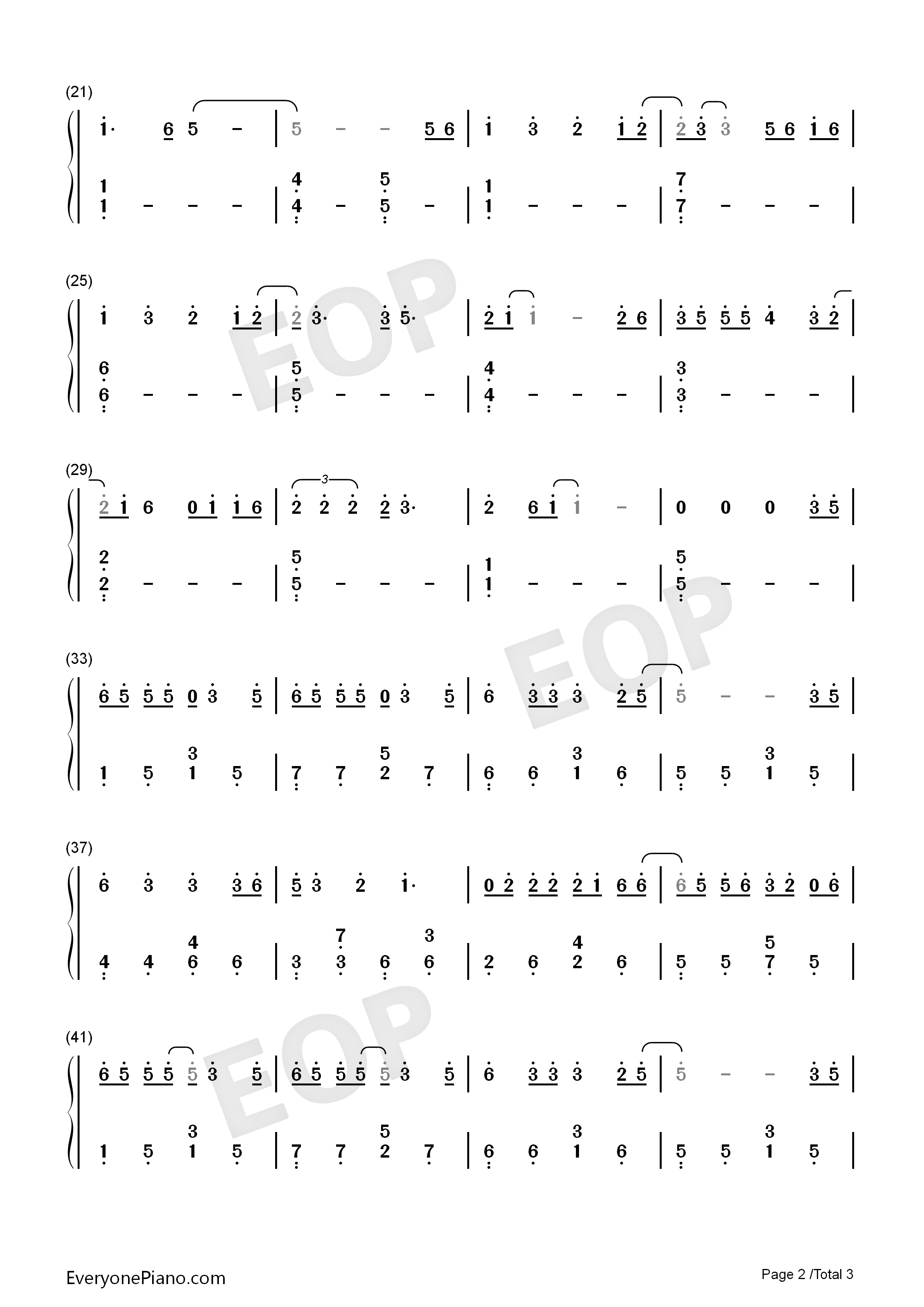 练习钢琴简谱_刘德华演唱