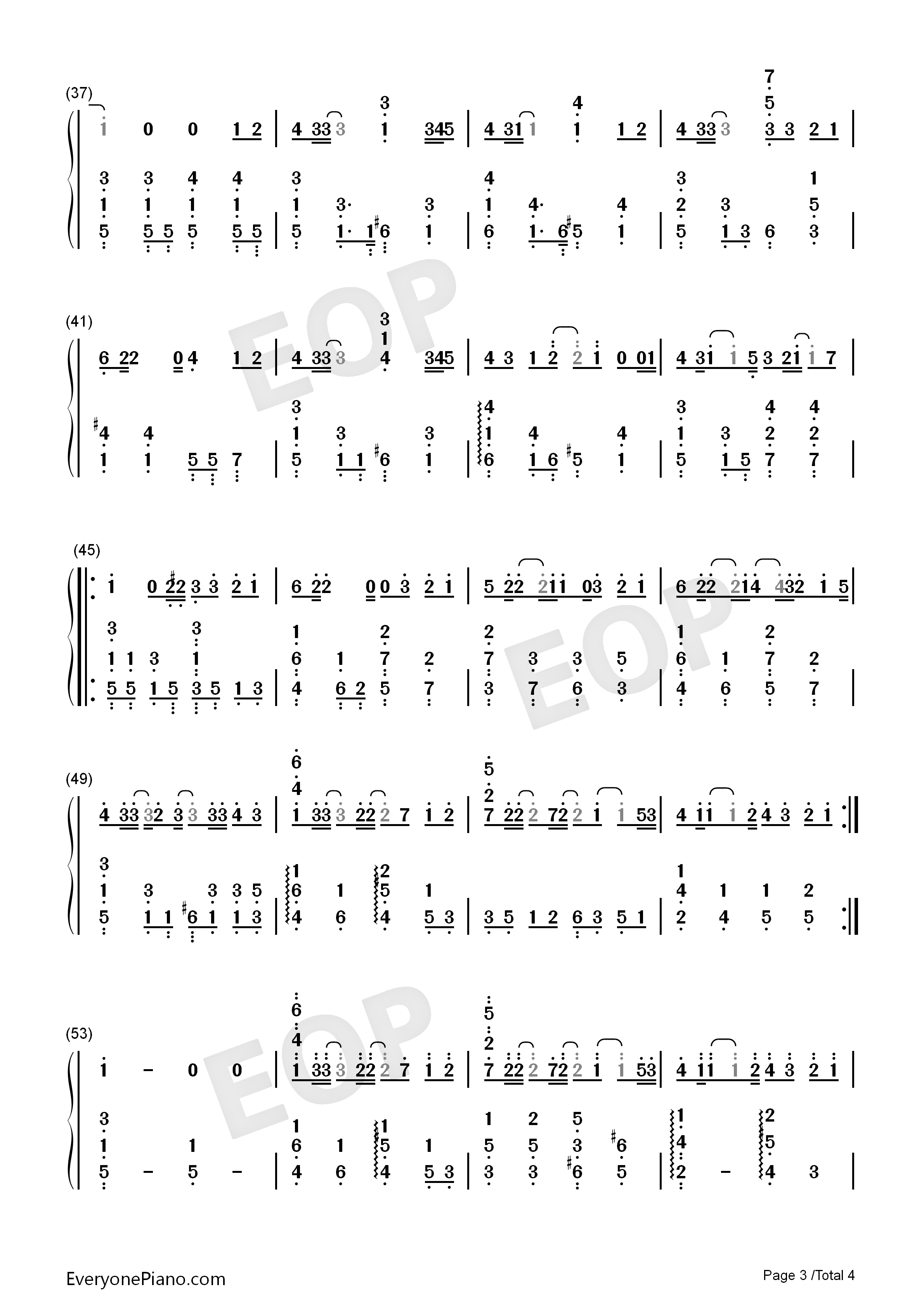 最长的电影钢琴简谱_周杰伦演唱