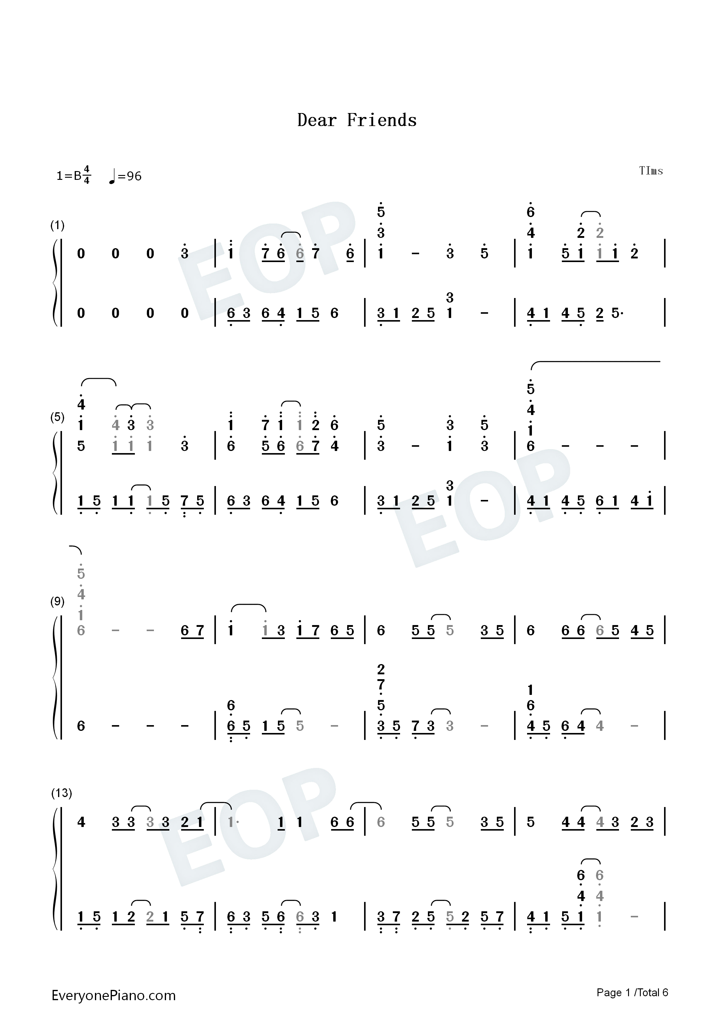 海贼王插曲钢琴简谱_Triplane演唱