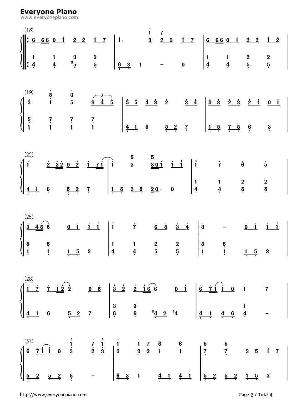 你瞒我瞒钢琴简谱_陈柏宇演唱