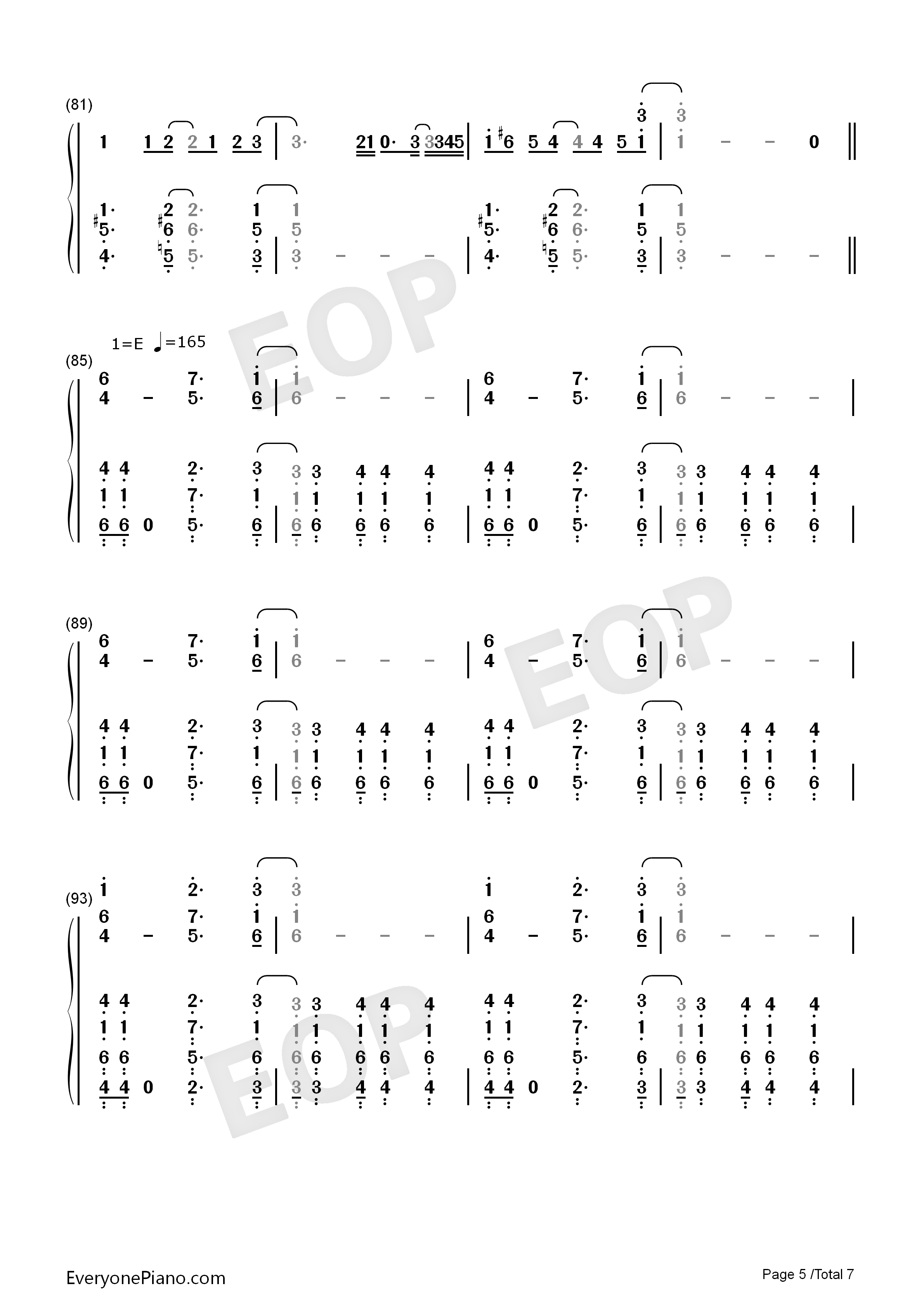 炉心融解钢琴简谱_eva家族演唱