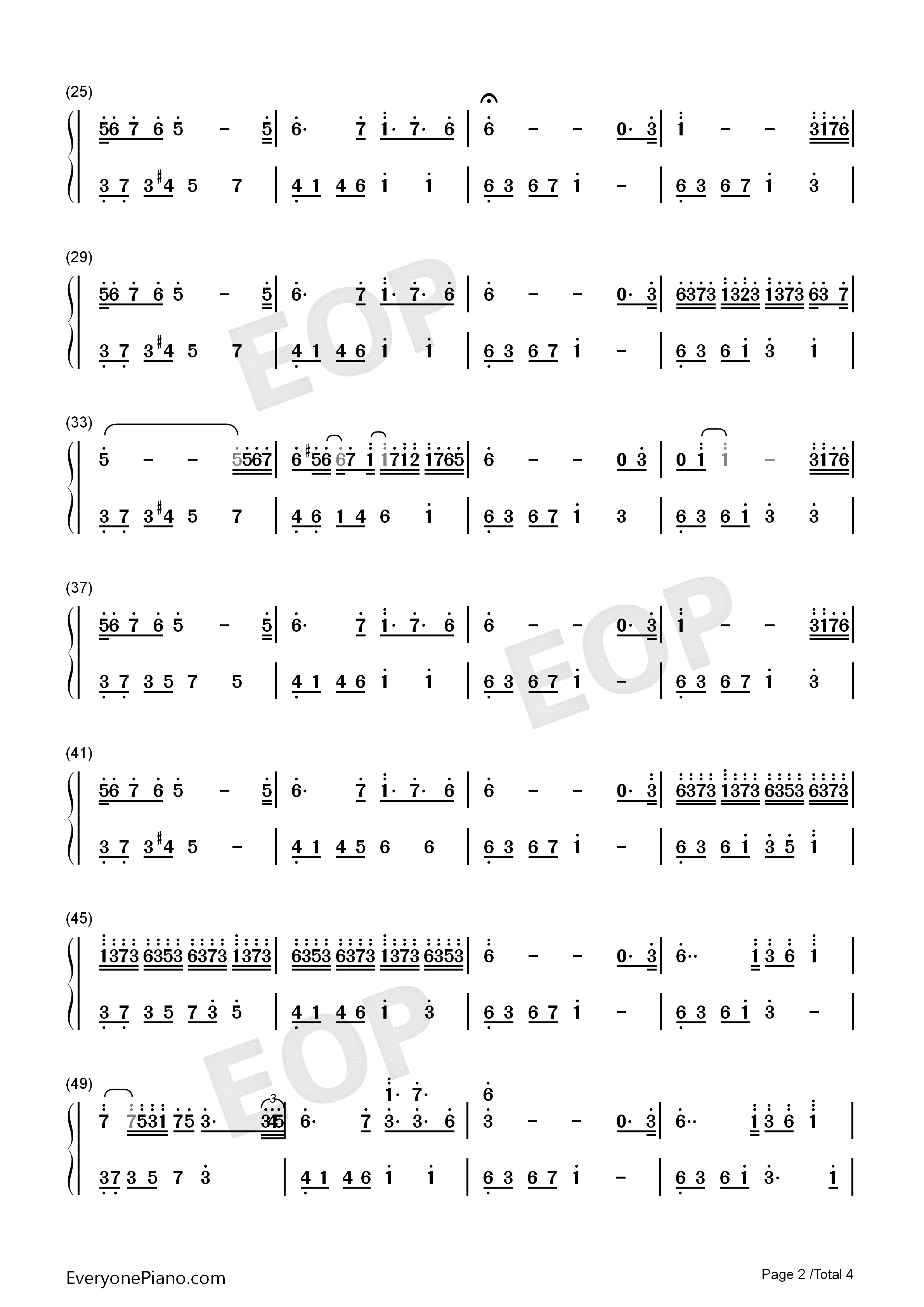 I_Miss_You钢琴简谱_The_Daydream演唱