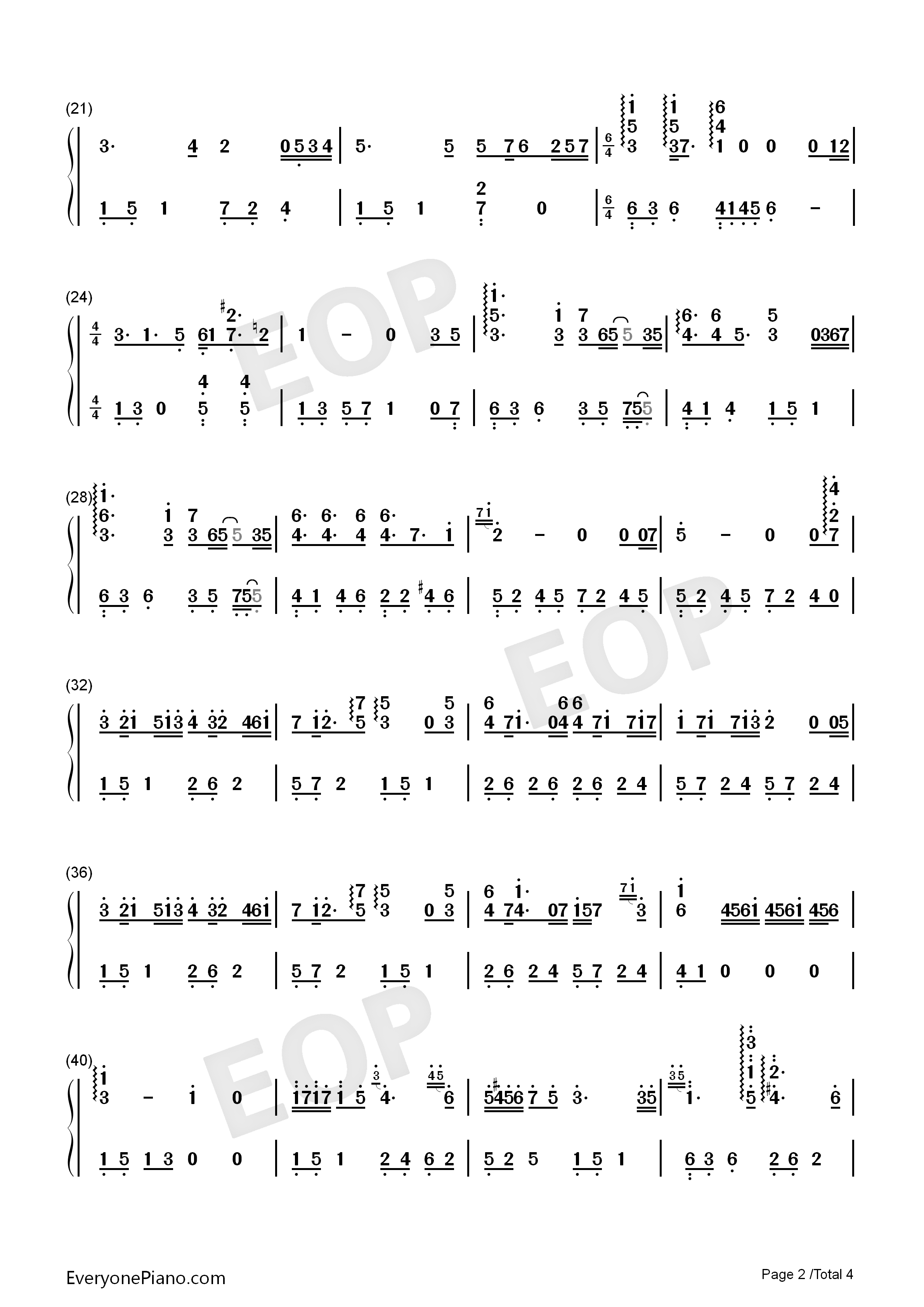 Escape_from_Love钢琴简谱_Andemund_Orchestra演唱