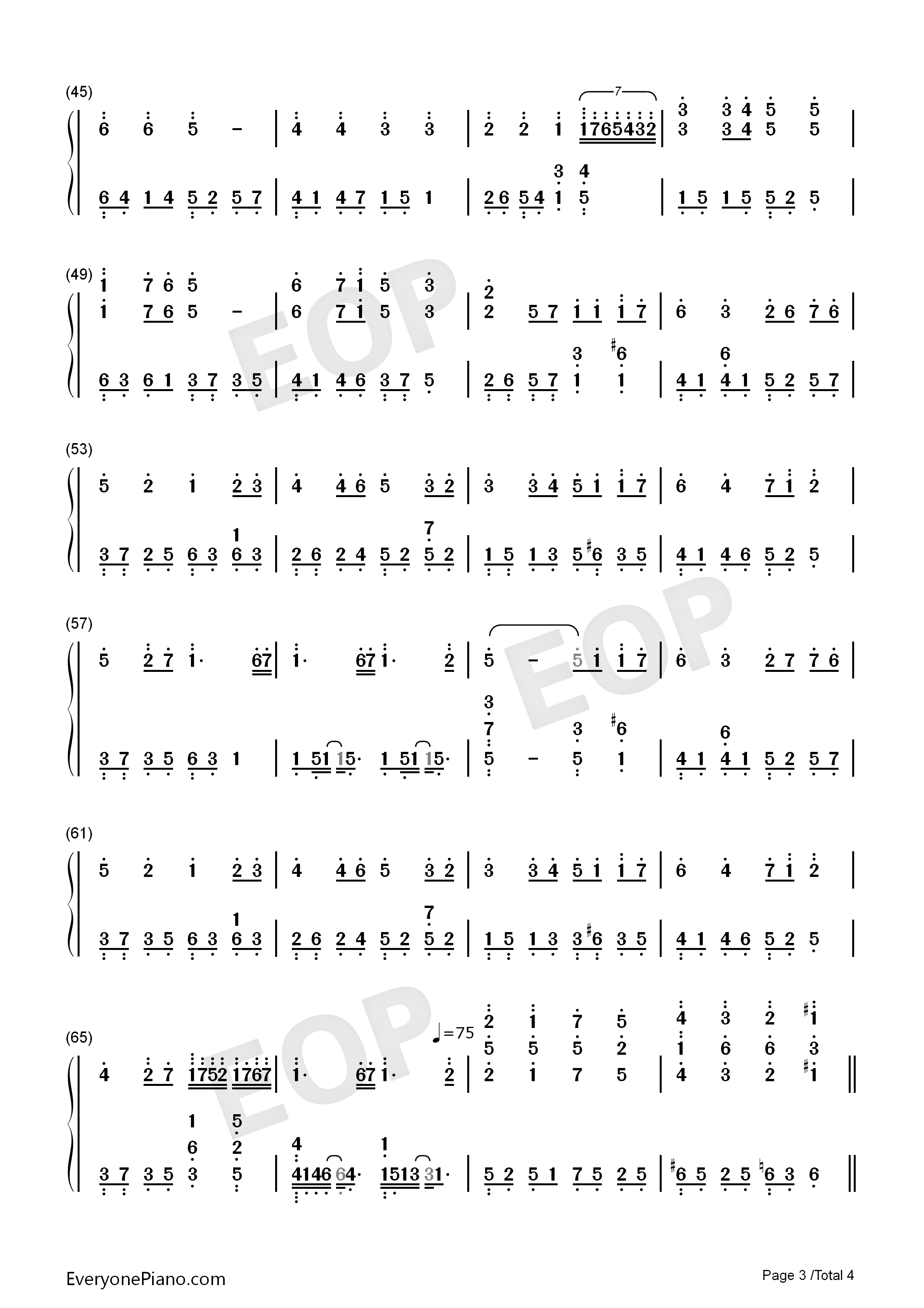 知足钢琴简谱_五月天演唱