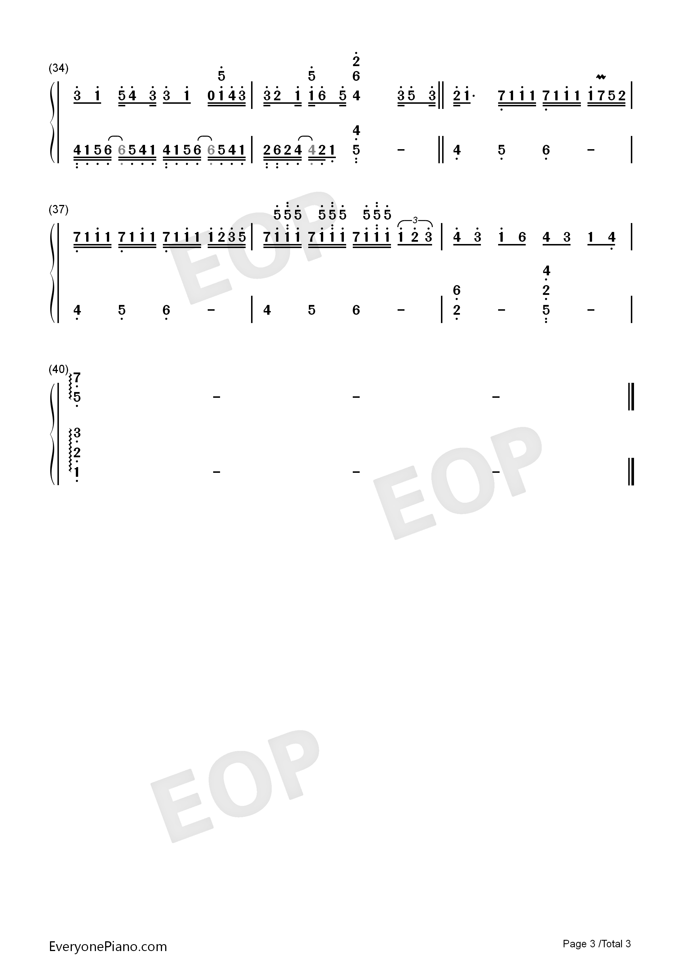 指望钢琴简谱_郁可唯演唱