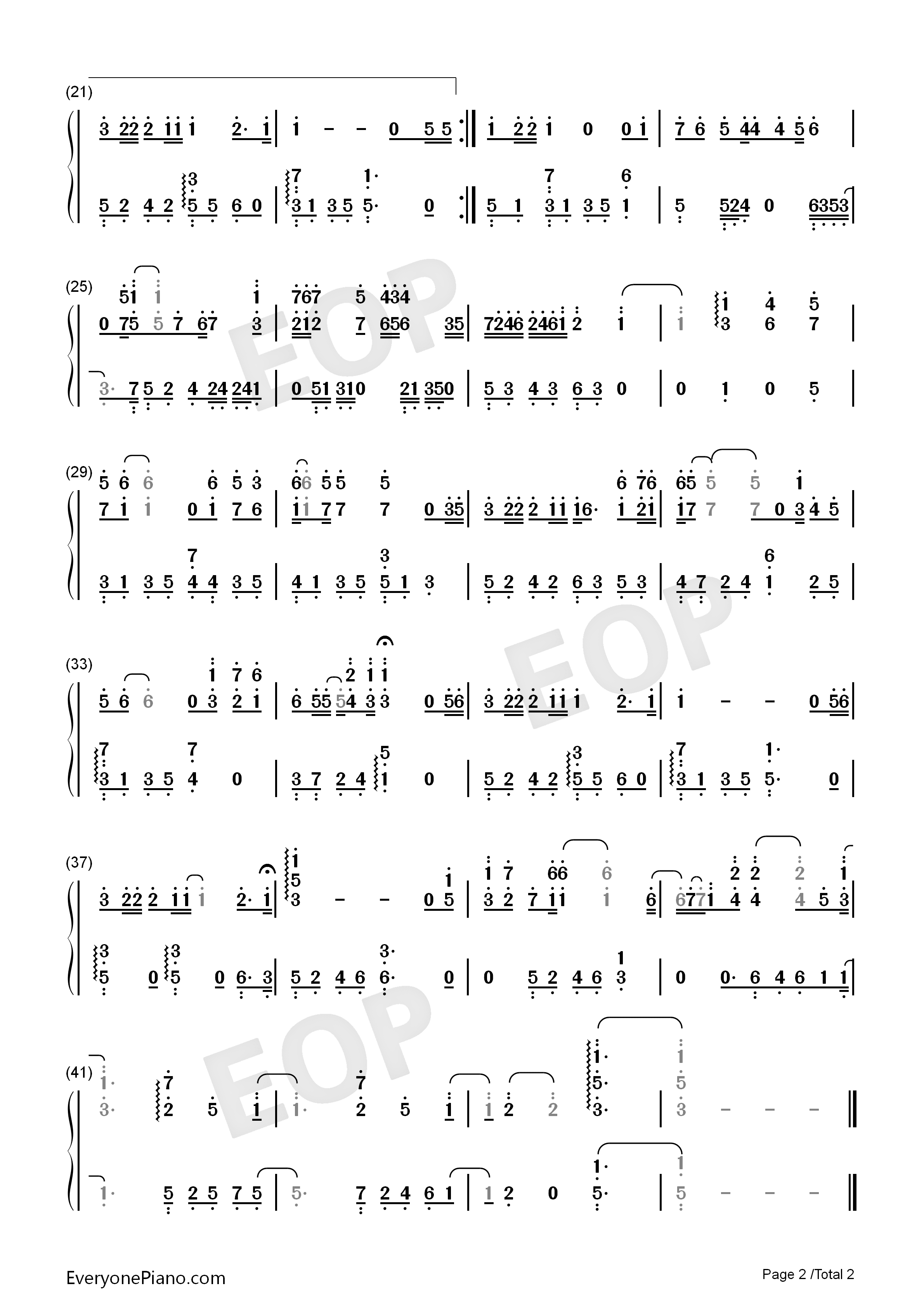 答应不爱你钢琴简谱_郑中基演唱