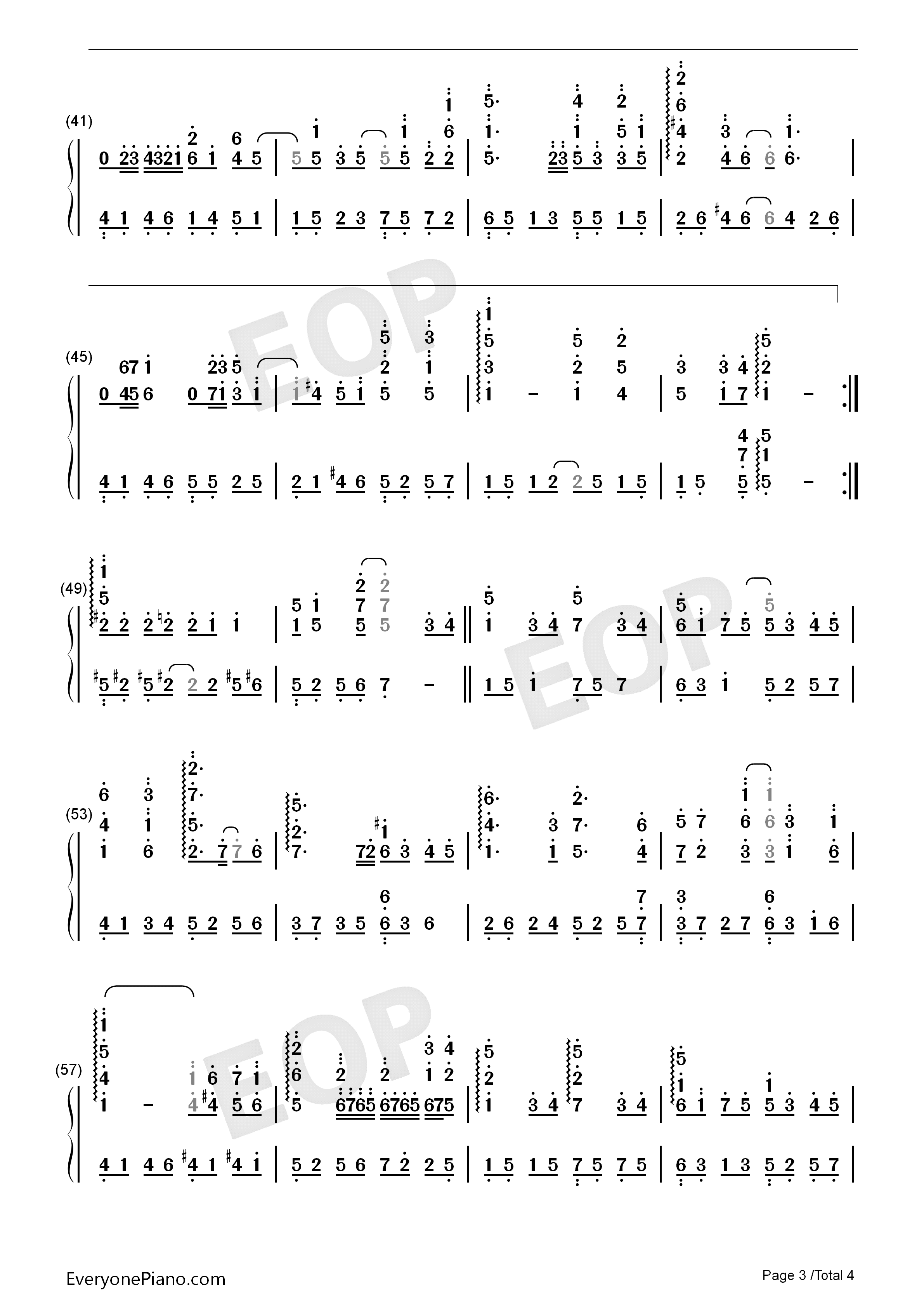 微笑的起点钢琴简谱_范玮琪__张韶涵__郭静演唱