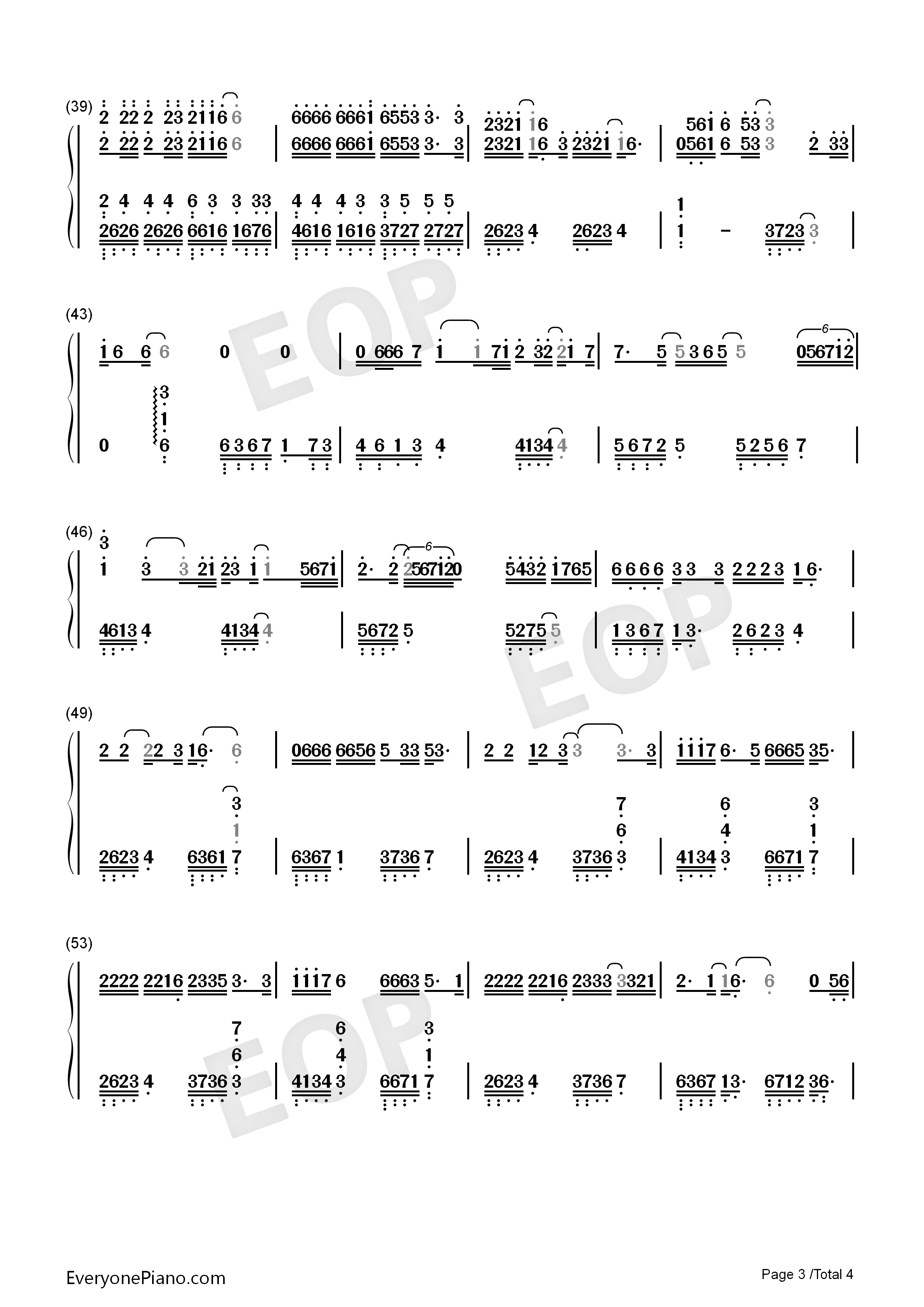 冲动的惩罚钢琴简谱_刀郎演唱