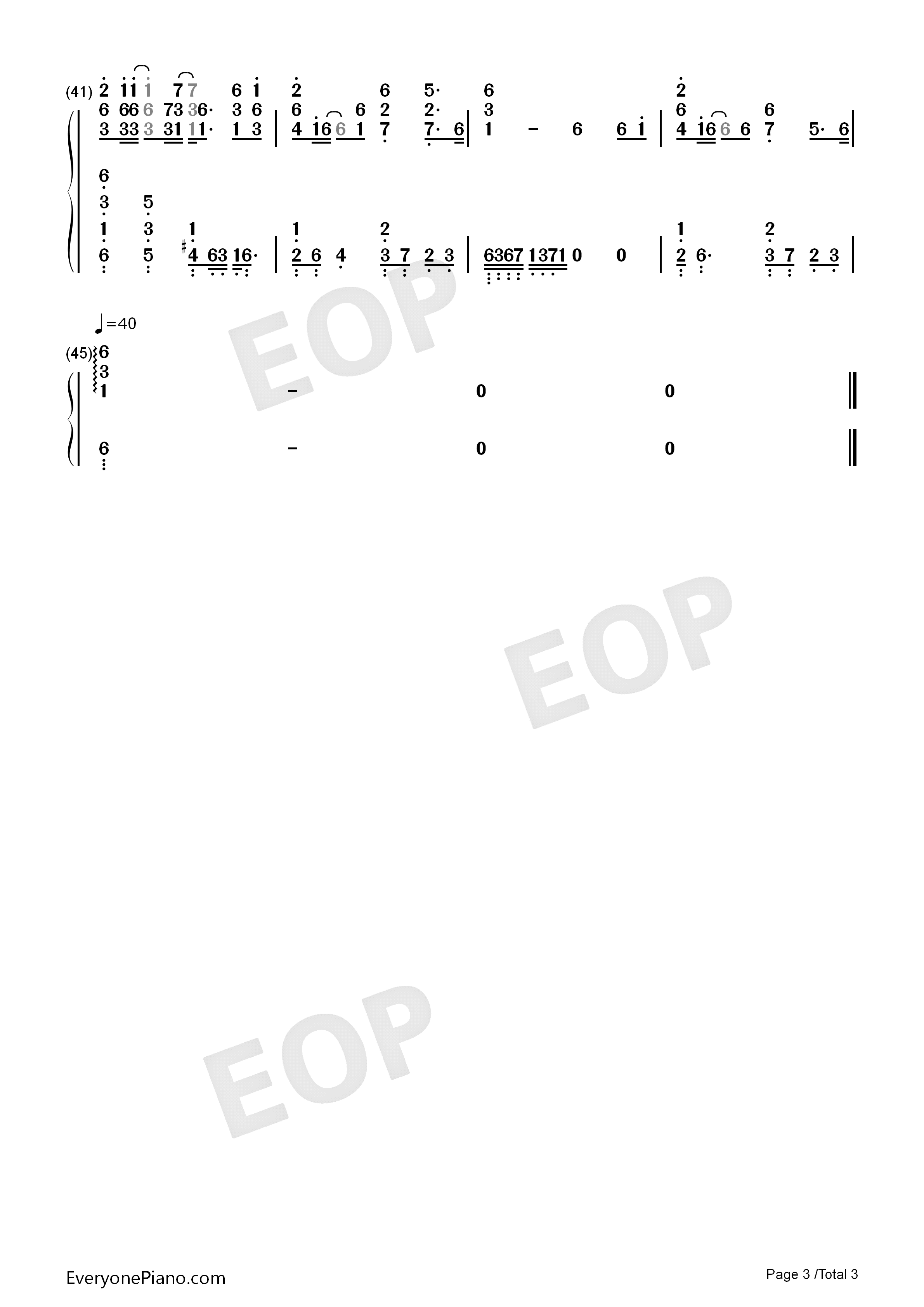 离歌钢琴简谱_信乐团演唱