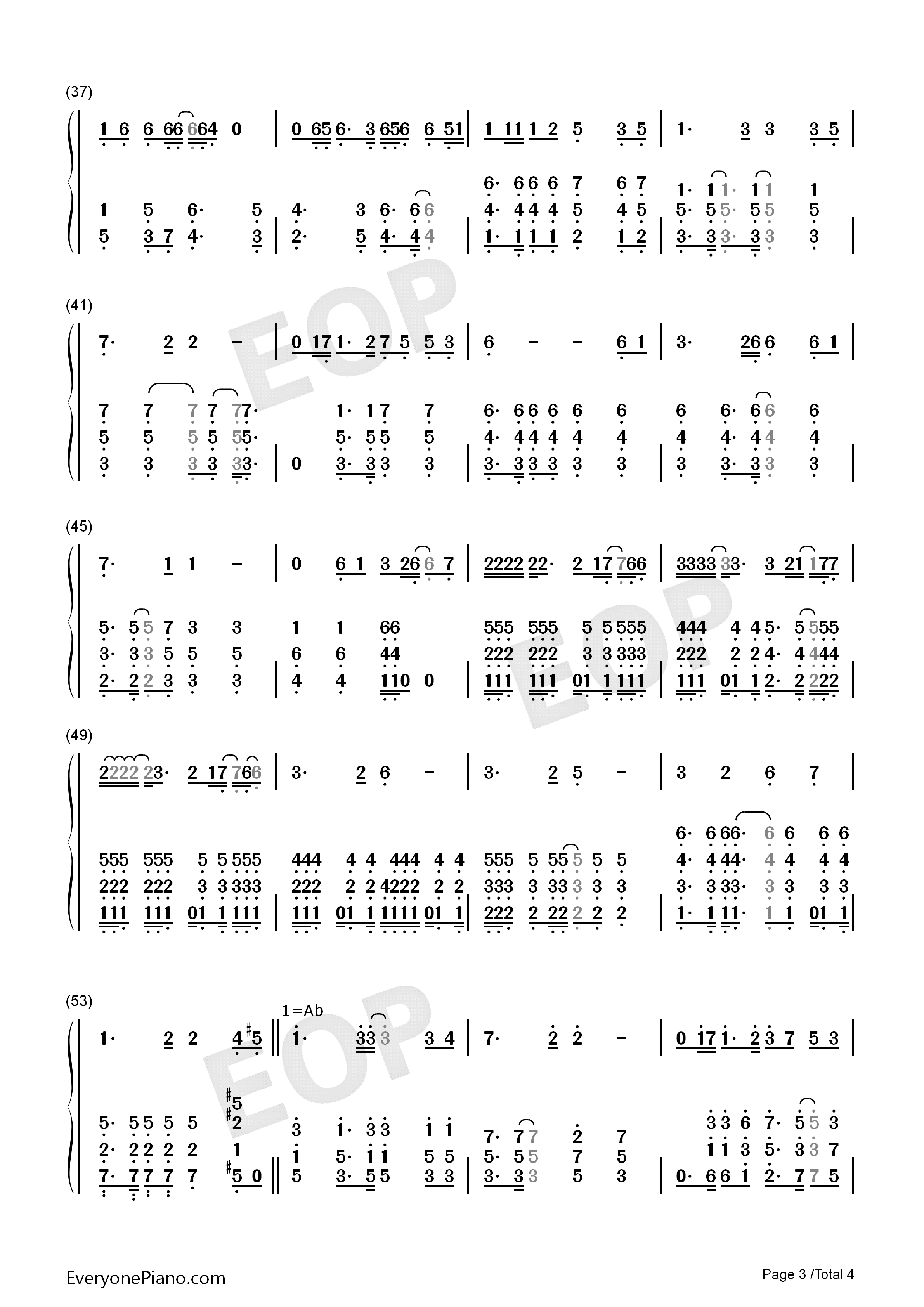 柠檬草的味道钢琴简谱_蔡依林演唱