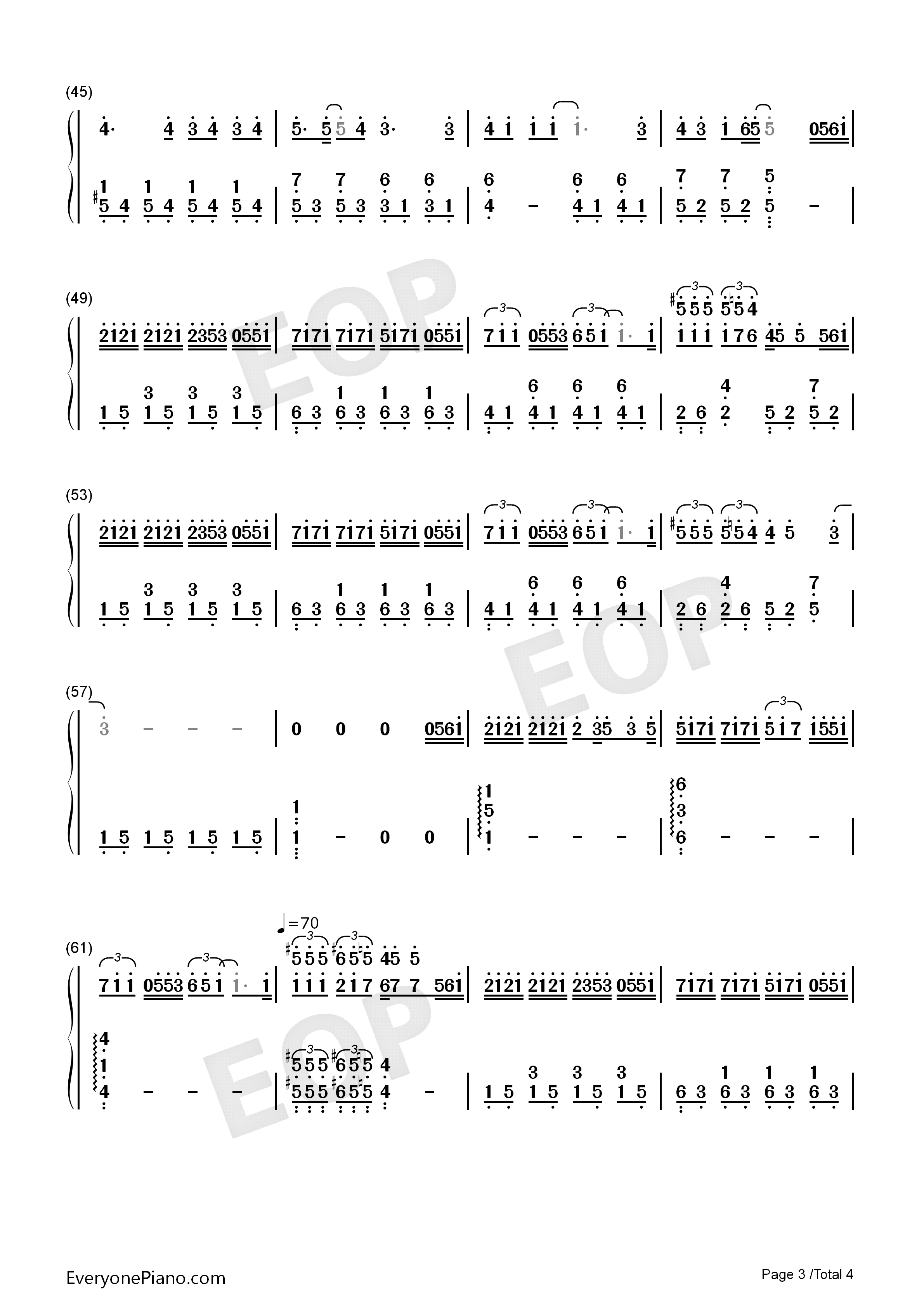 疯人愿钢琴简谱_魏晨演唱