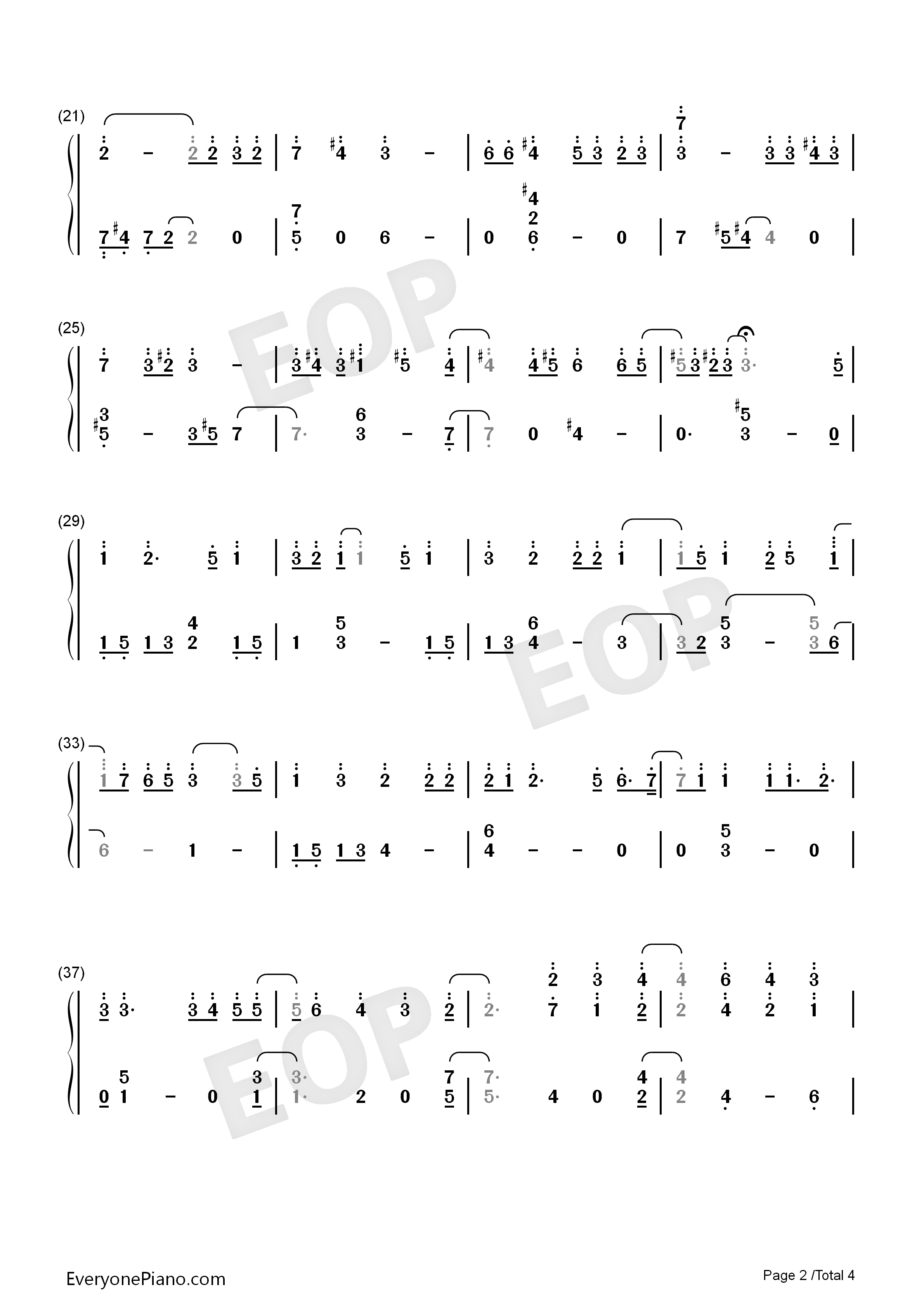 星をめざして钢琴简谱_NEWS演唱