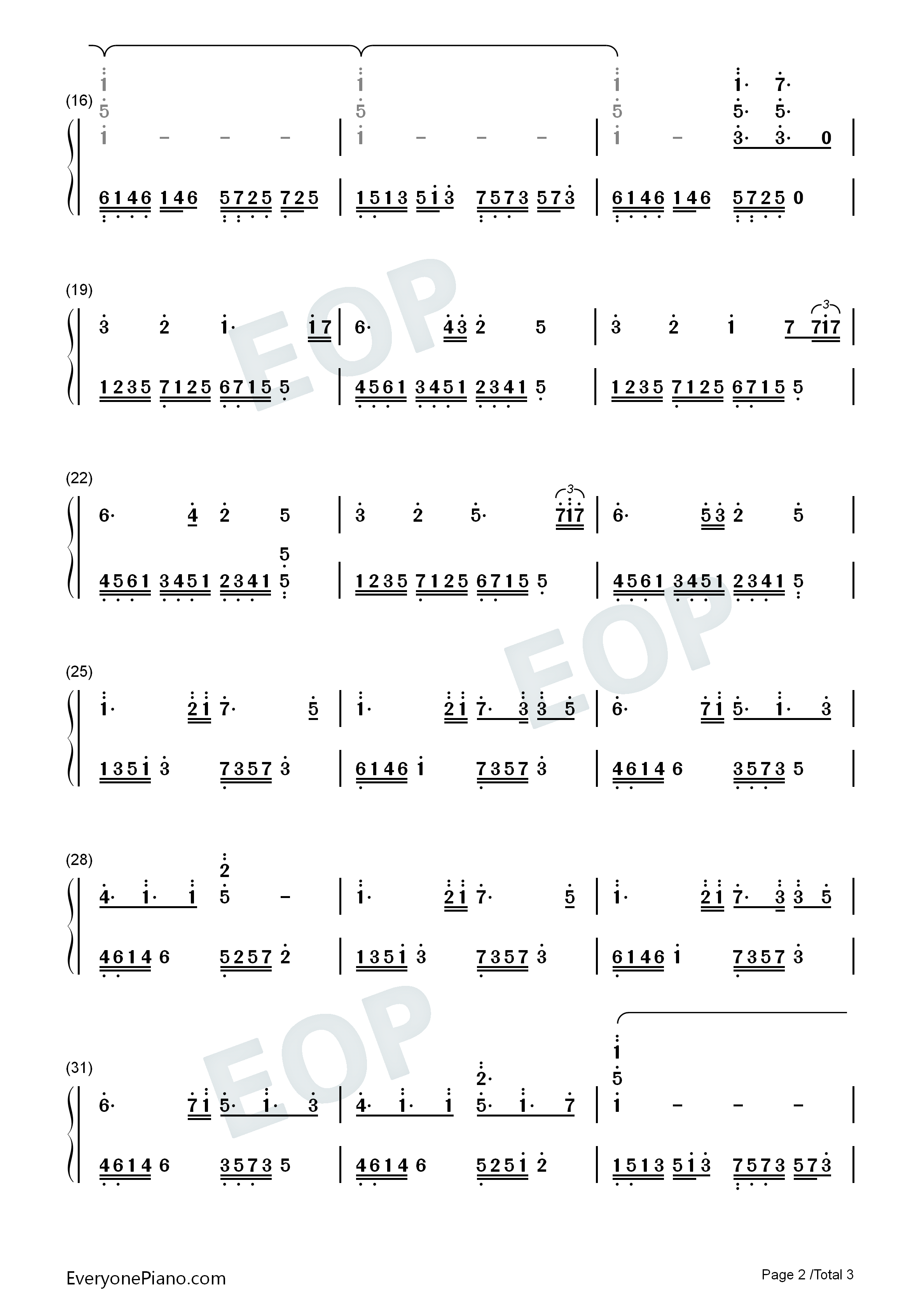 Rainy_Day钢琴简谱_未知演唱