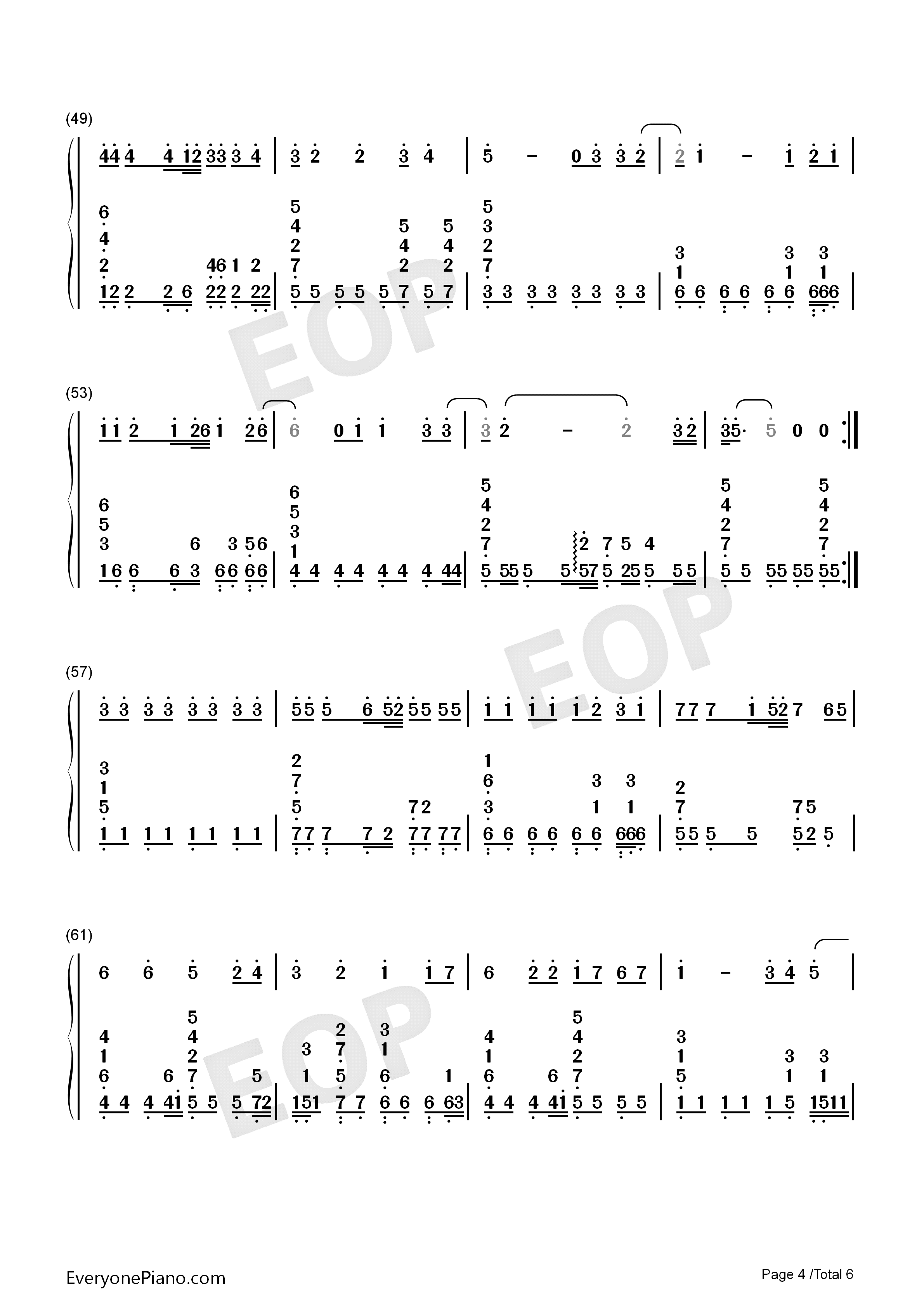 红日钢琴简谱_李克勤演唱
