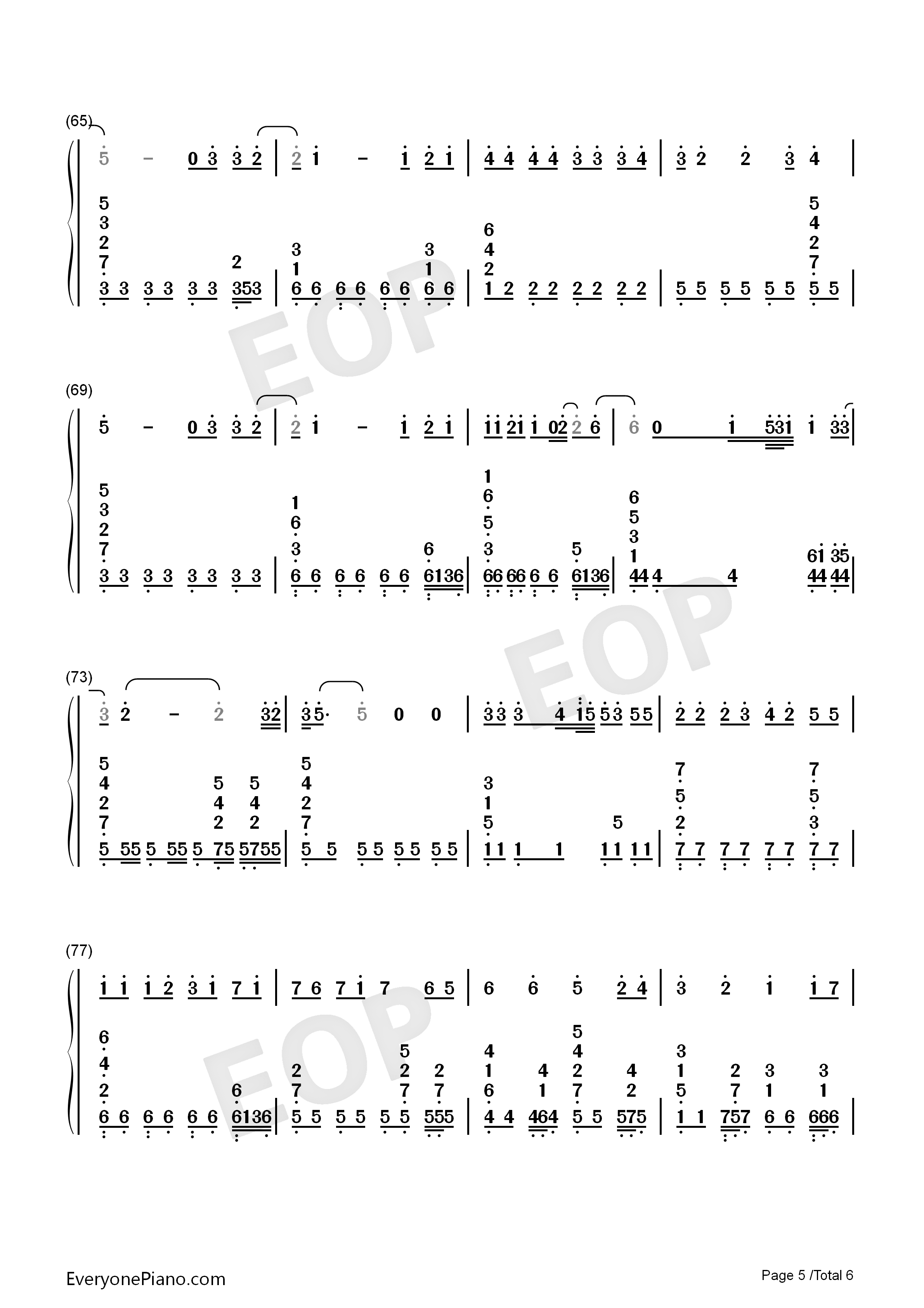 红日钢琴简谱_李克勤演唱