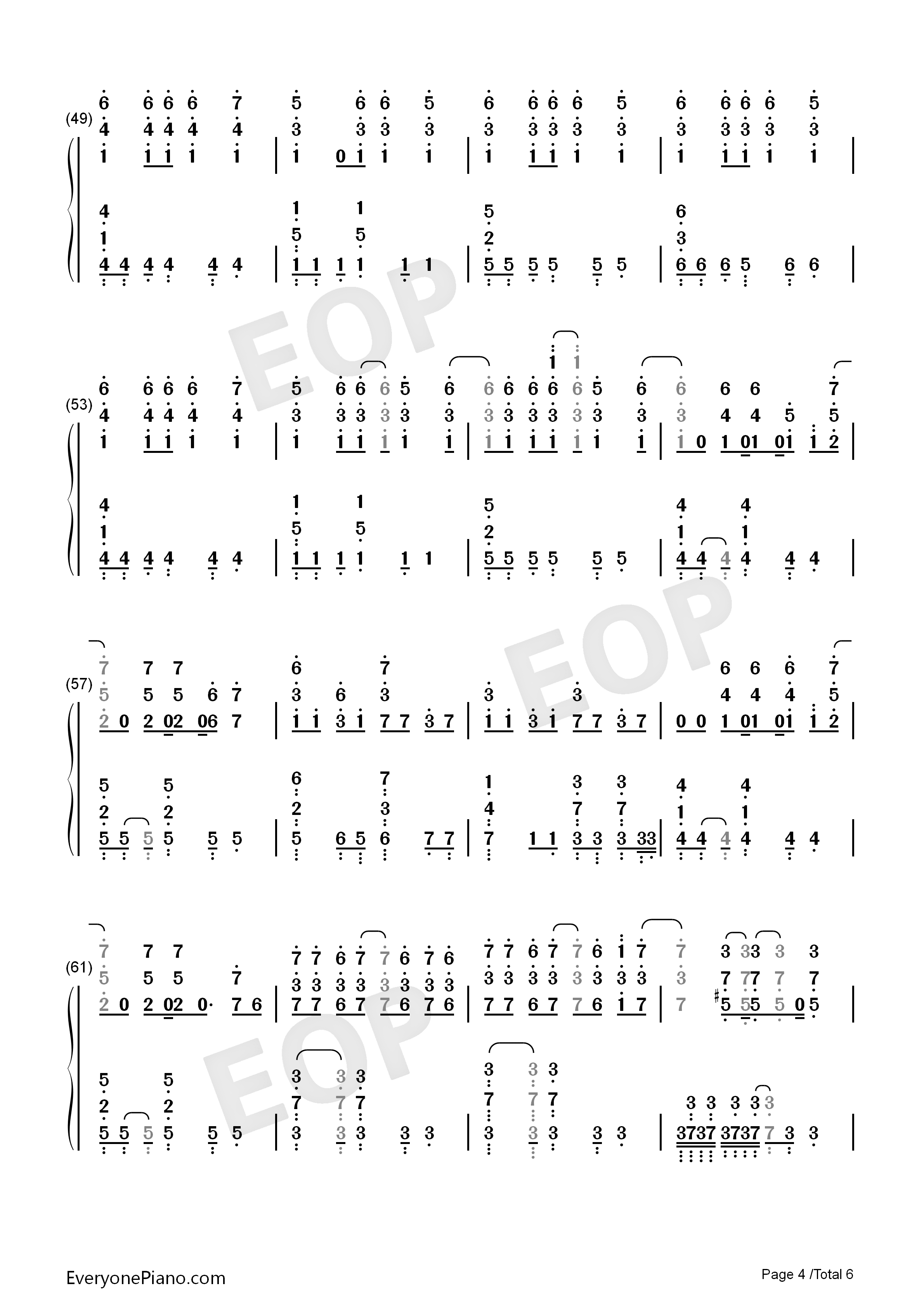 Numb摇滚版钢琴简谱_林肯公园演唱