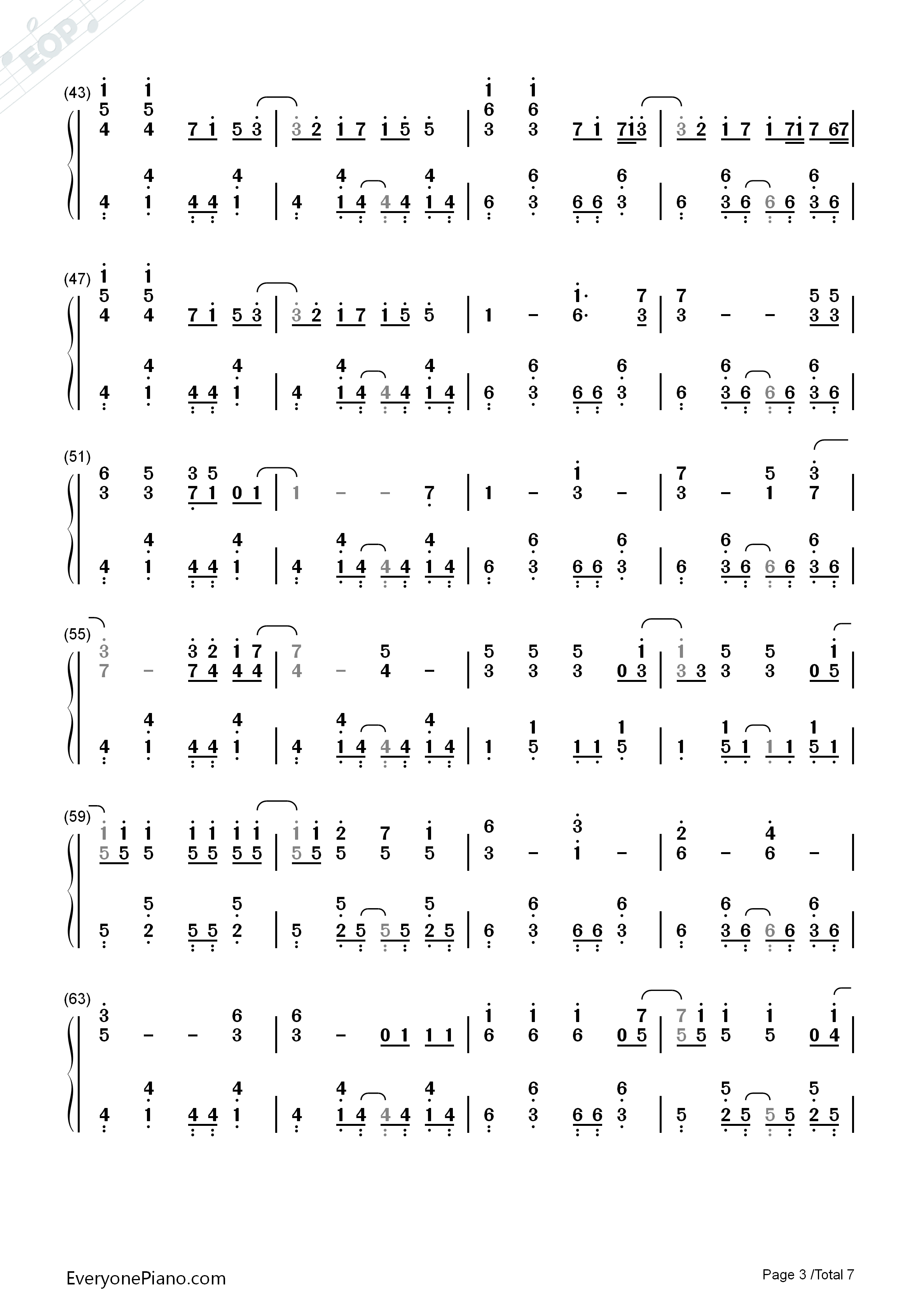 Rolling_Girl钢琴简谱_初音未来演唱