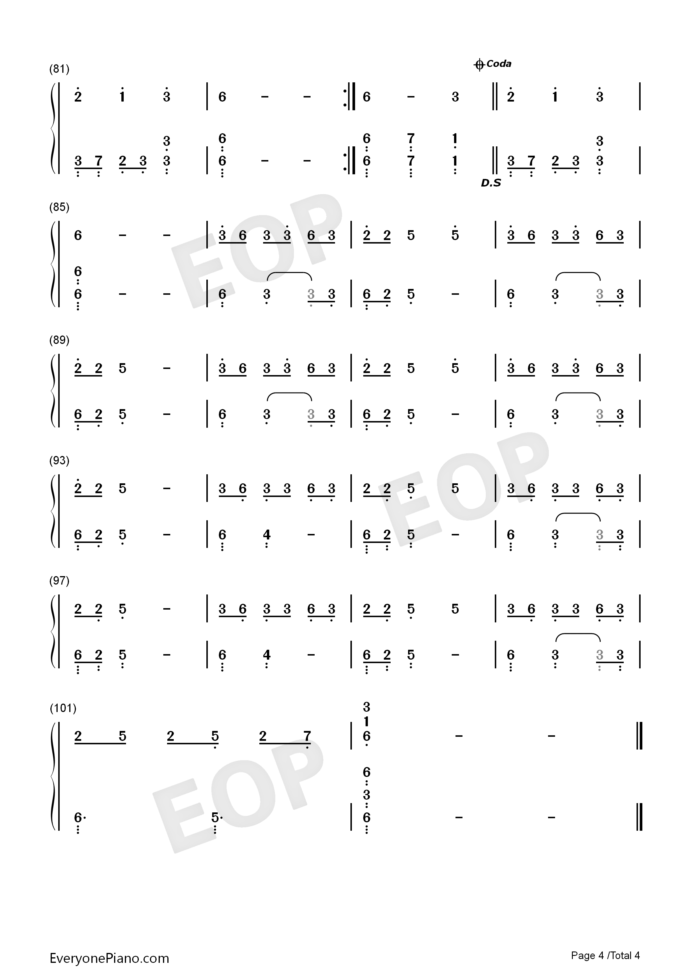 铁窗钢琴简谱_许美静演唱