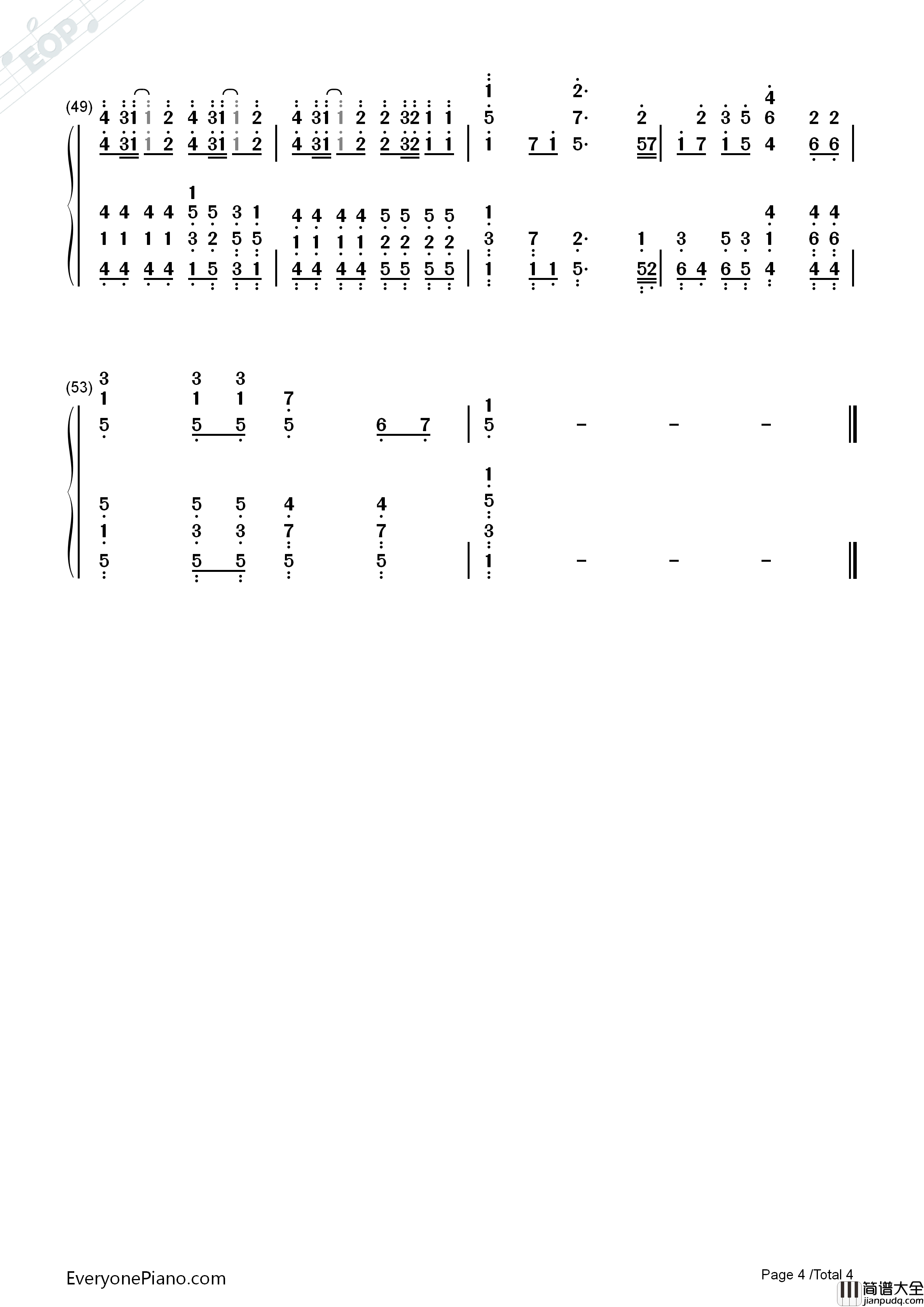 天使钢琴简谱_五月天演唱