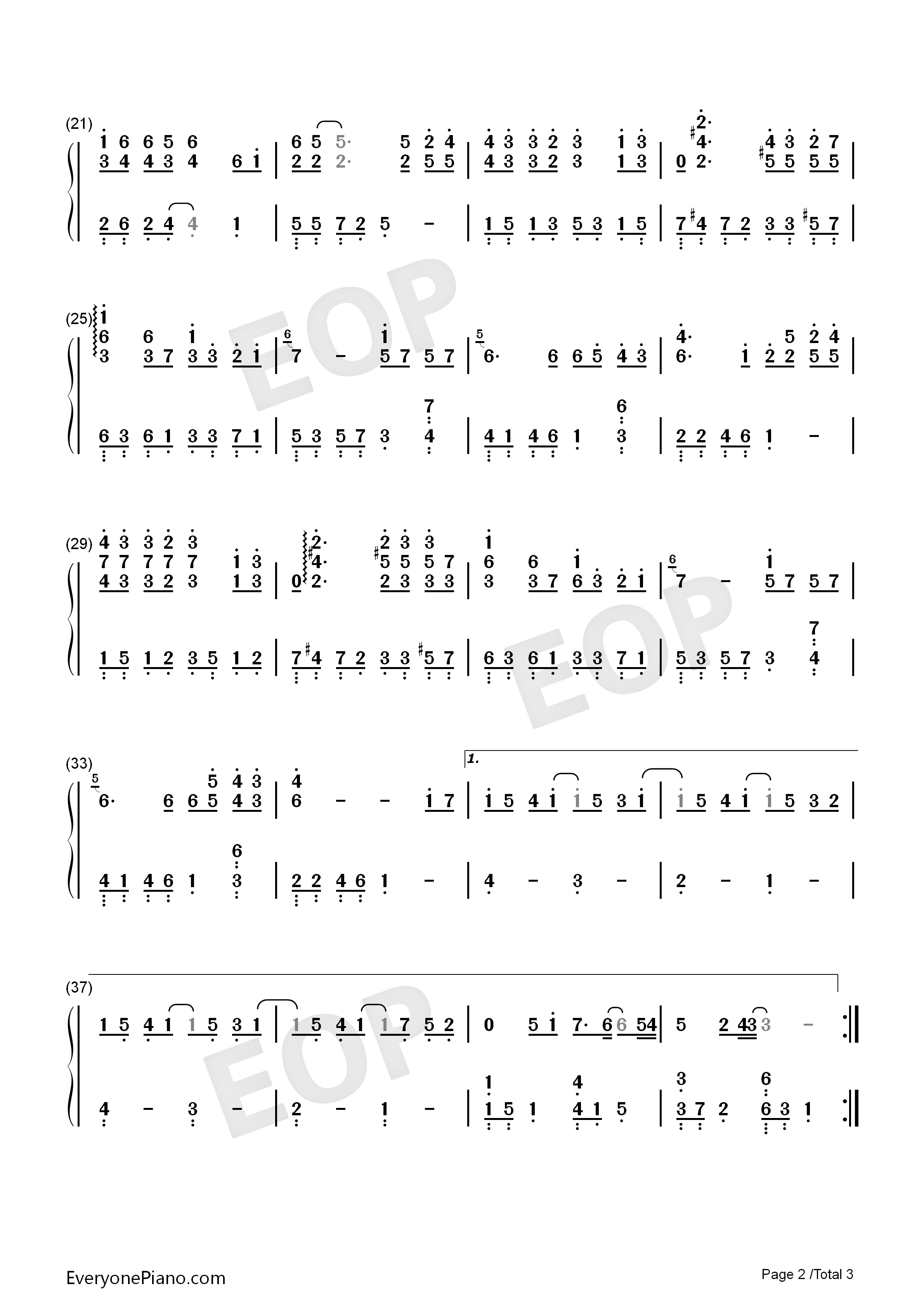 你一定要幸福钢琴简谱_何洁演唱