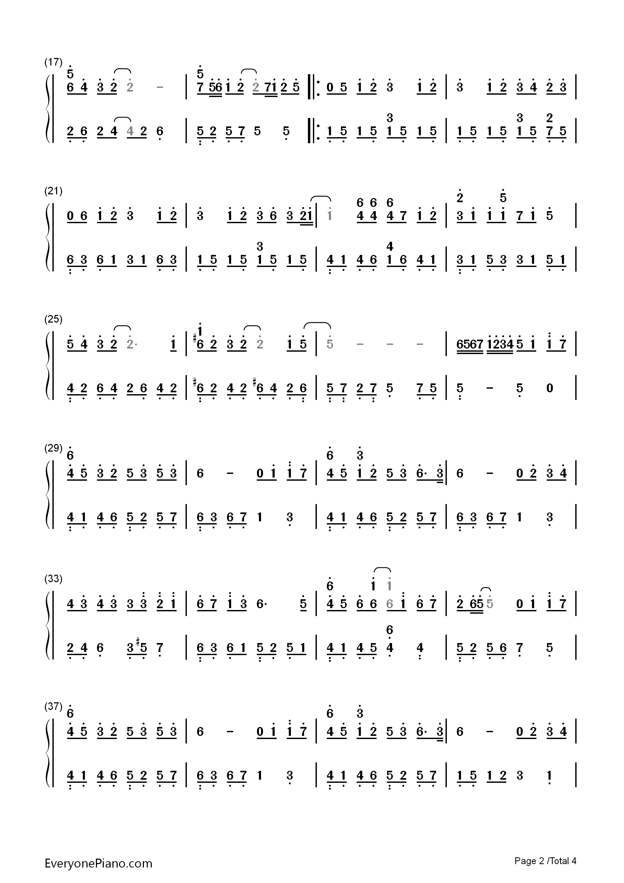 612星球钢琴简谱_S.H.E演唱