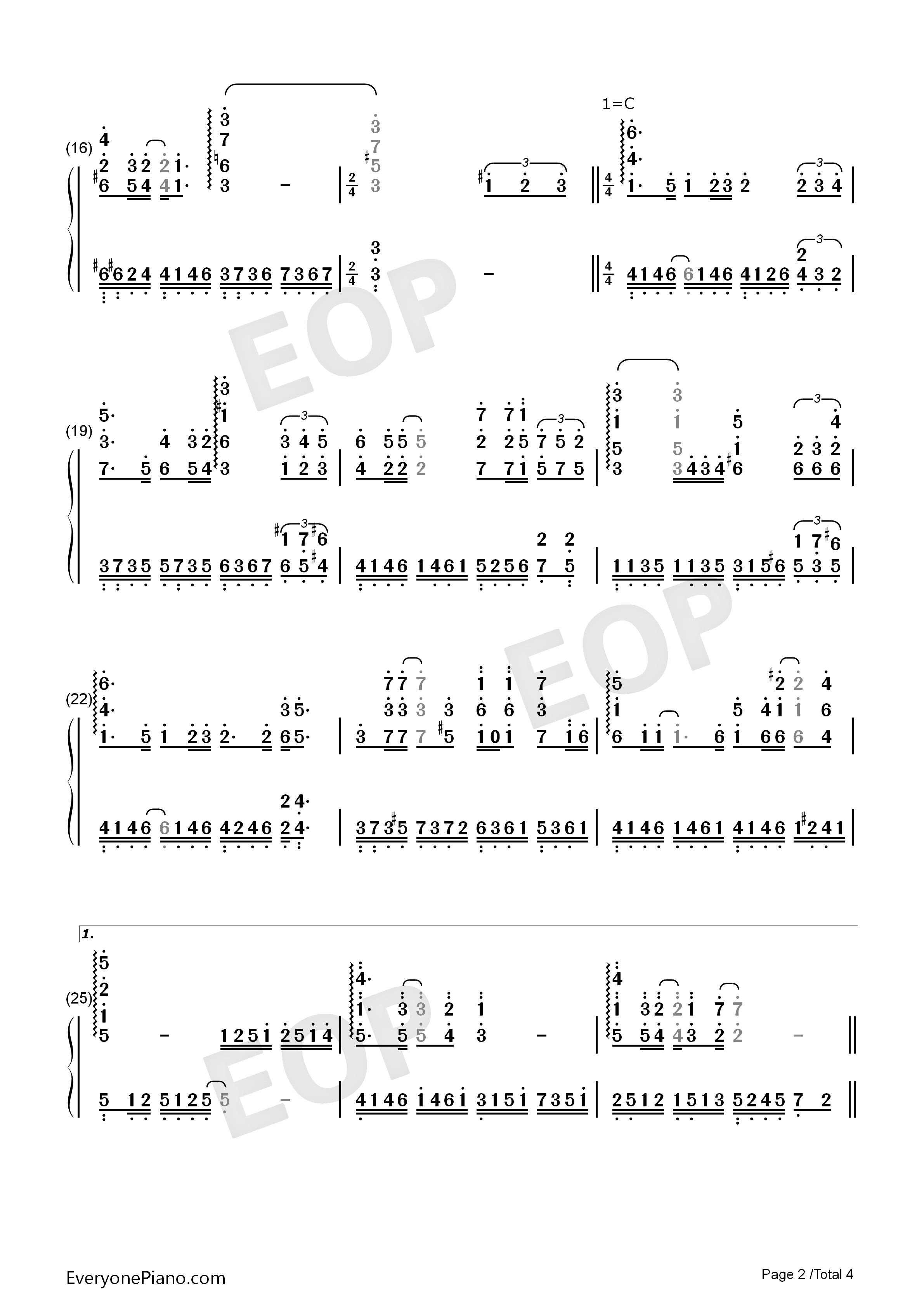 想唱就唱钢琴简谱_张含韵演唱