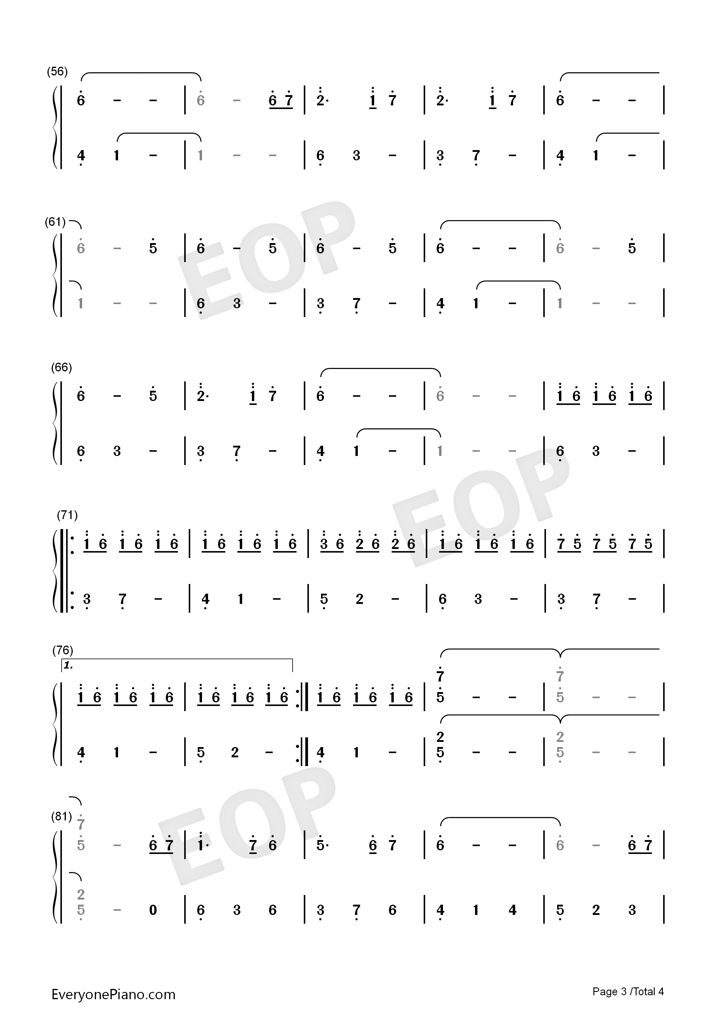 Heartbeats钢琴简谱_Broove演唱