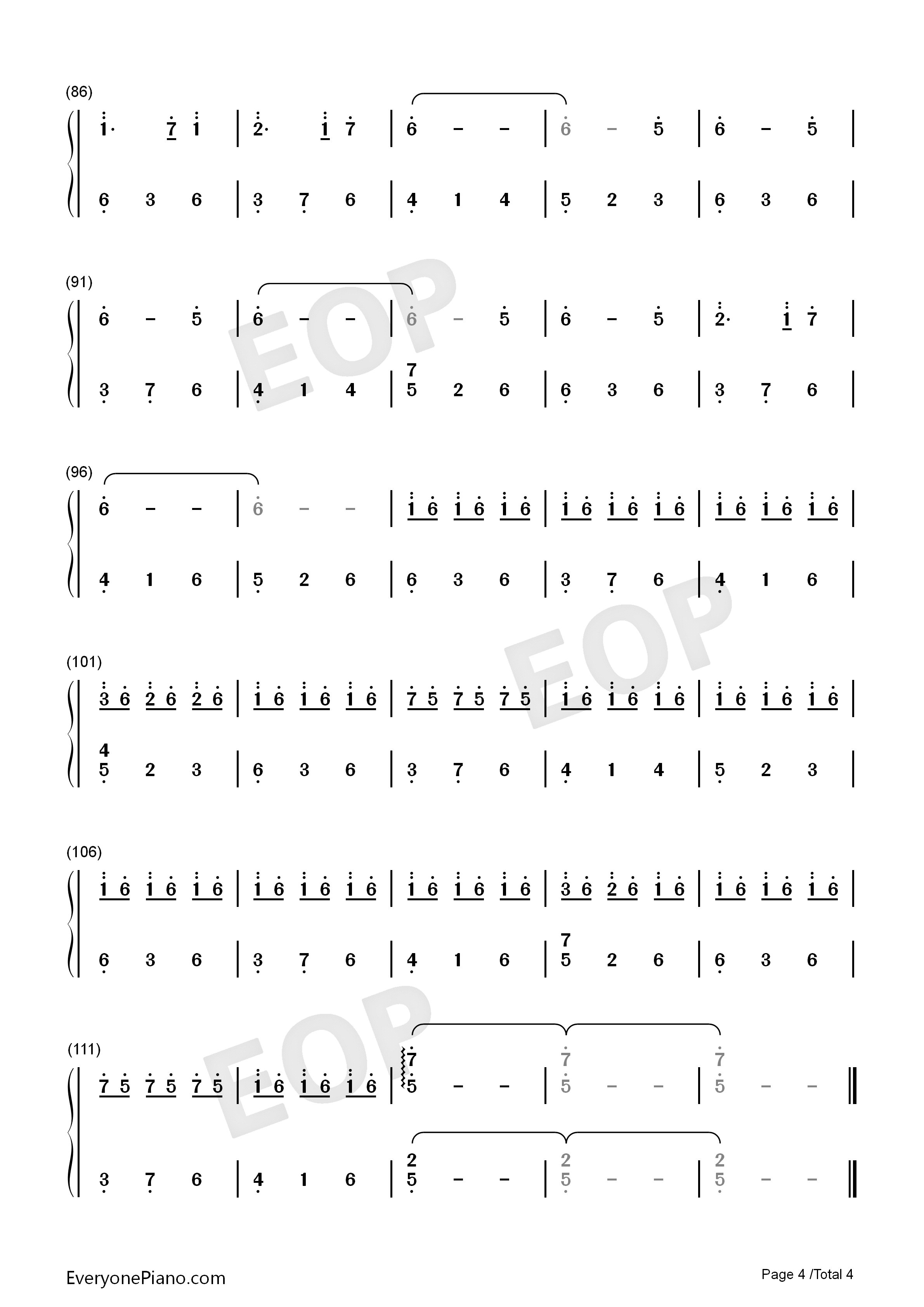 Heartbeats钢琴简谱_Broove演唱