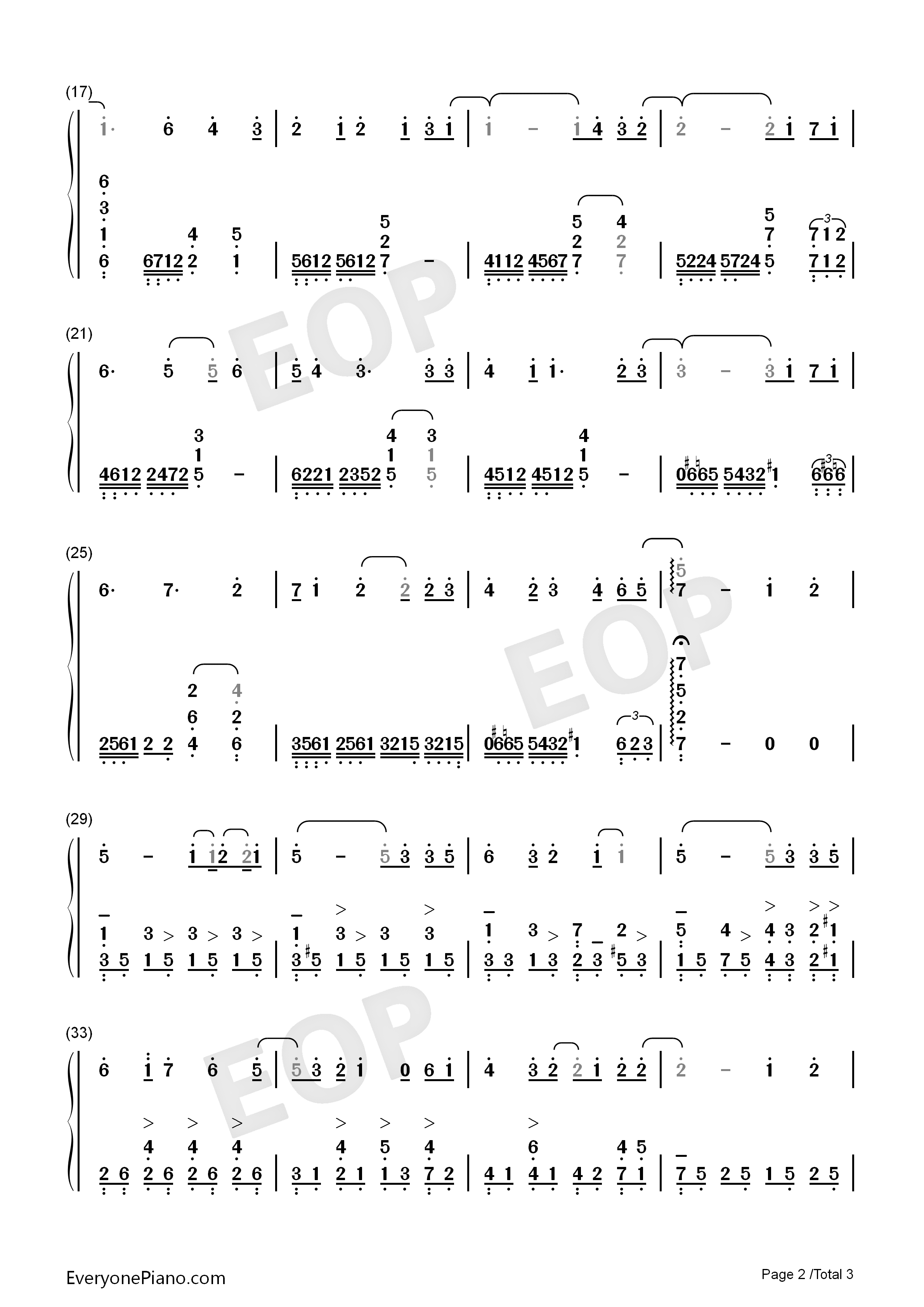 笑忘歌钢琴简谱_五月天演唱