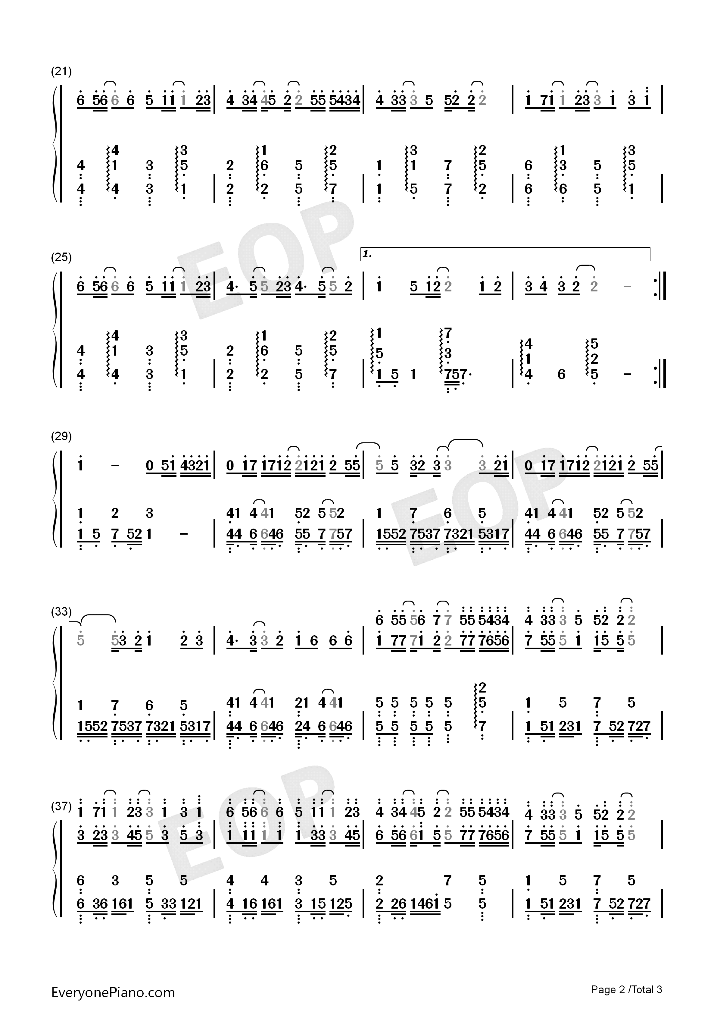 烟火钢琴简谱_光良演唱